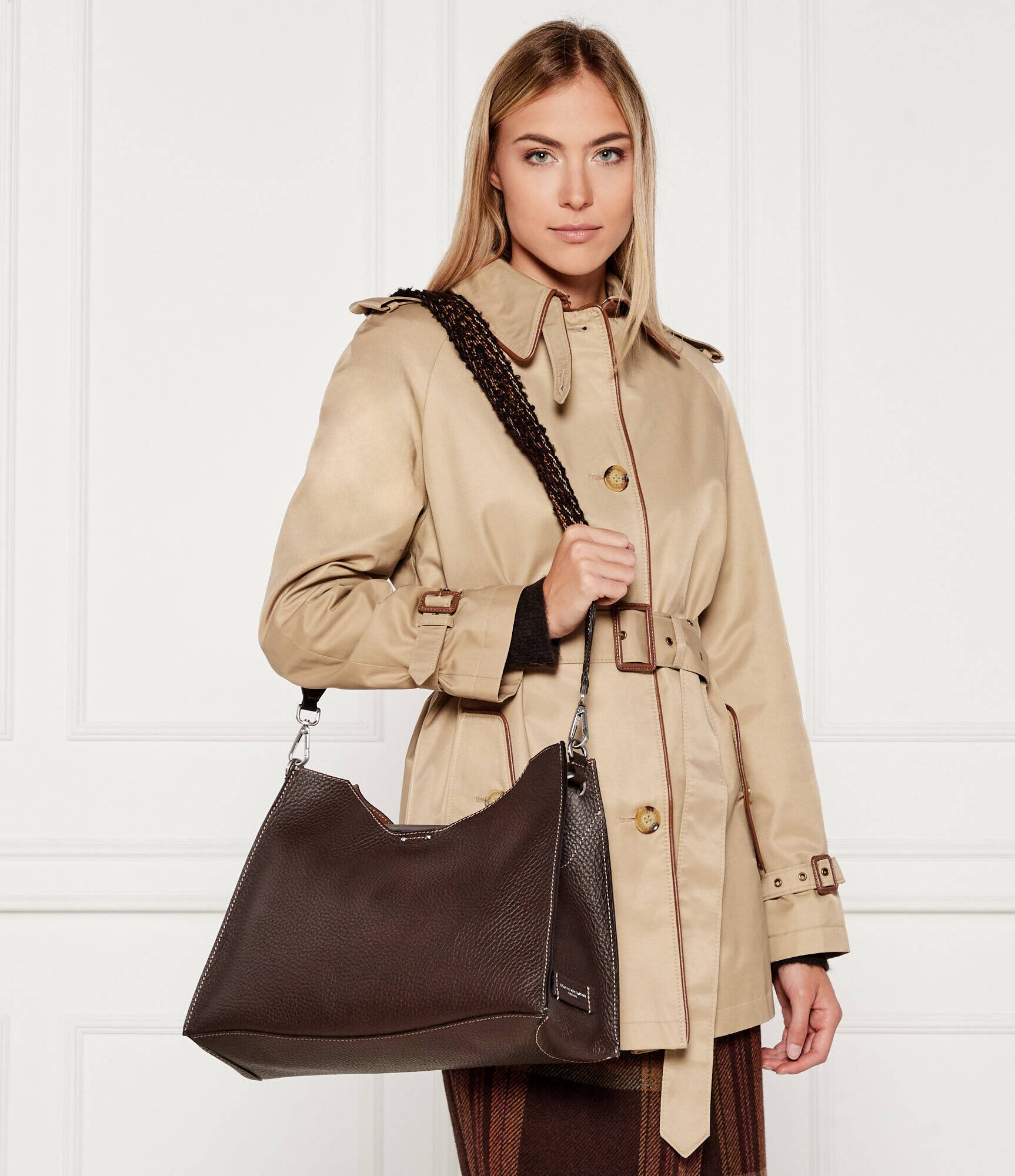 GIANNI CHIARINI De piele geantă shopper + borsetă Aurora