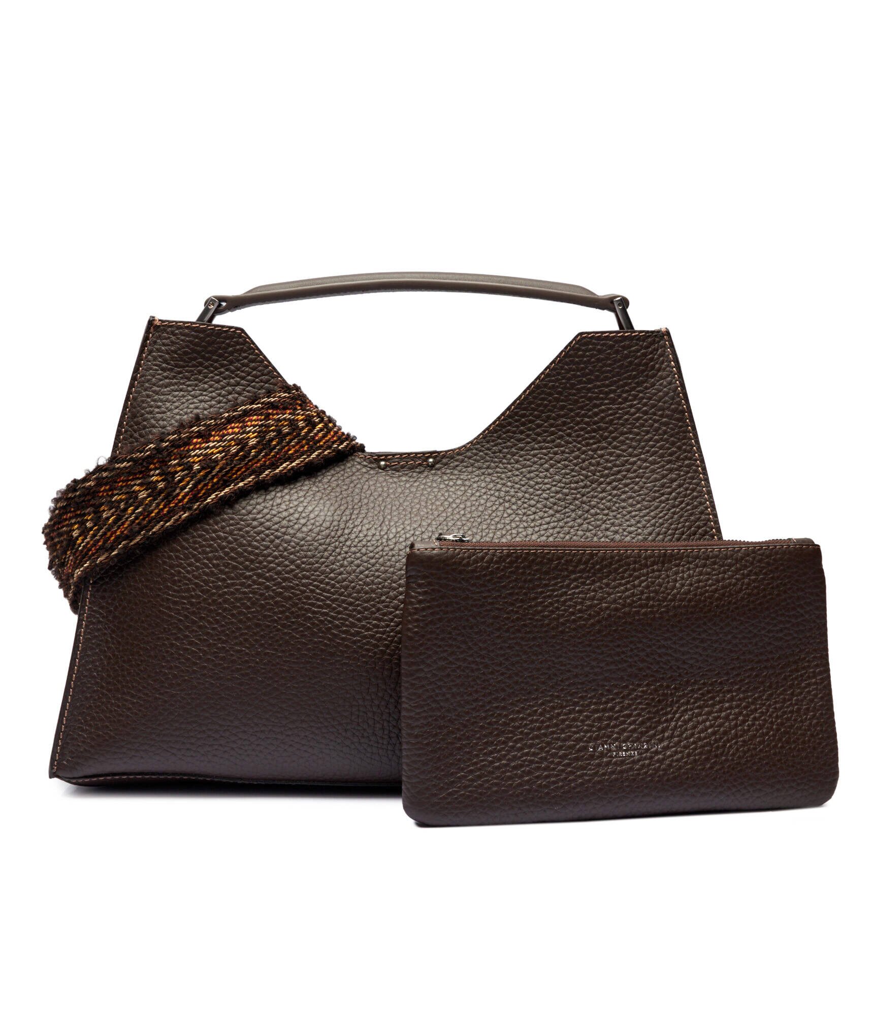GIANNI CHIARINI De piele geantă shopper + borsetă Aurora