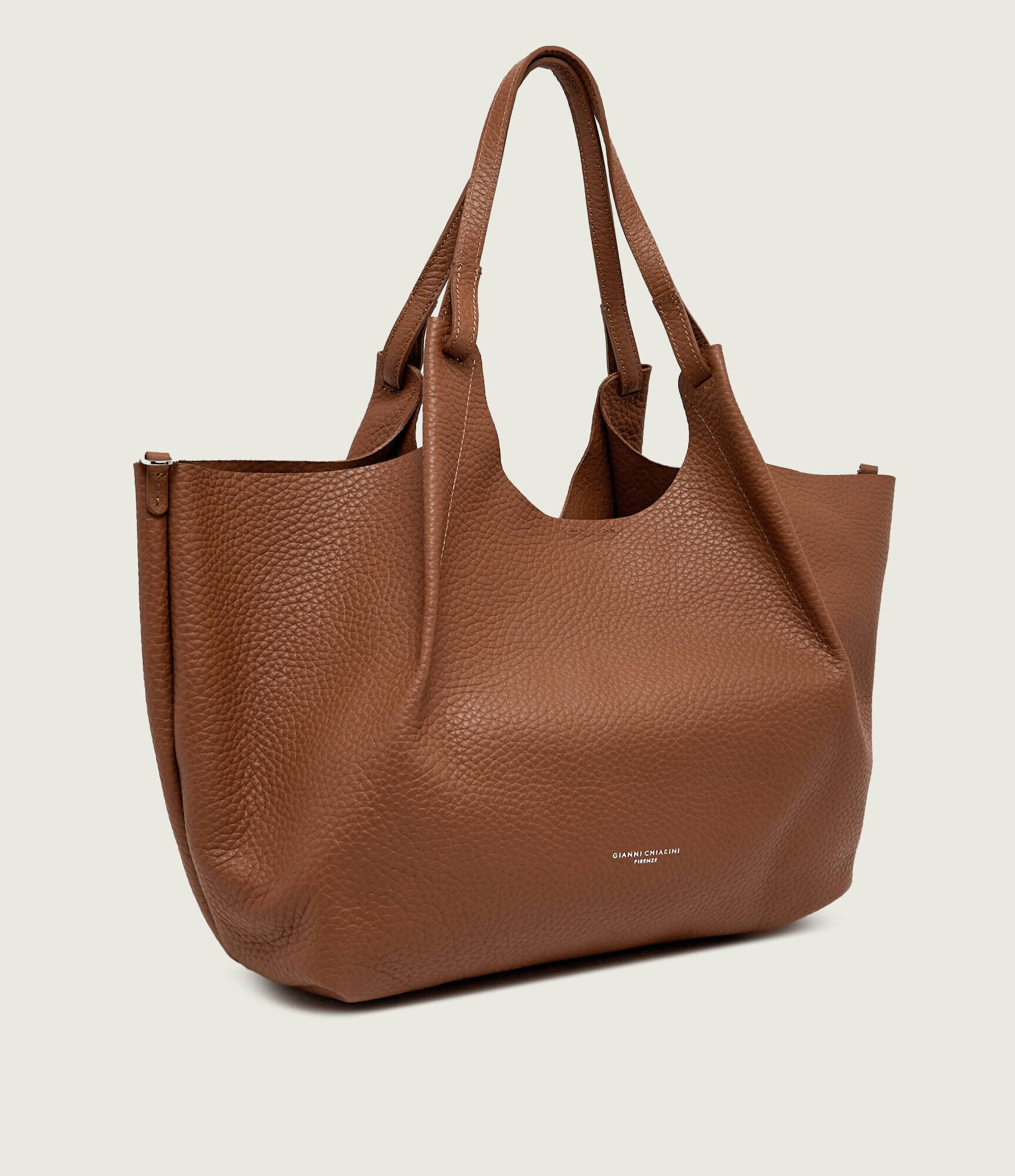 GIANNI CHIARINI De piele geantă shopper + borsetă Dua