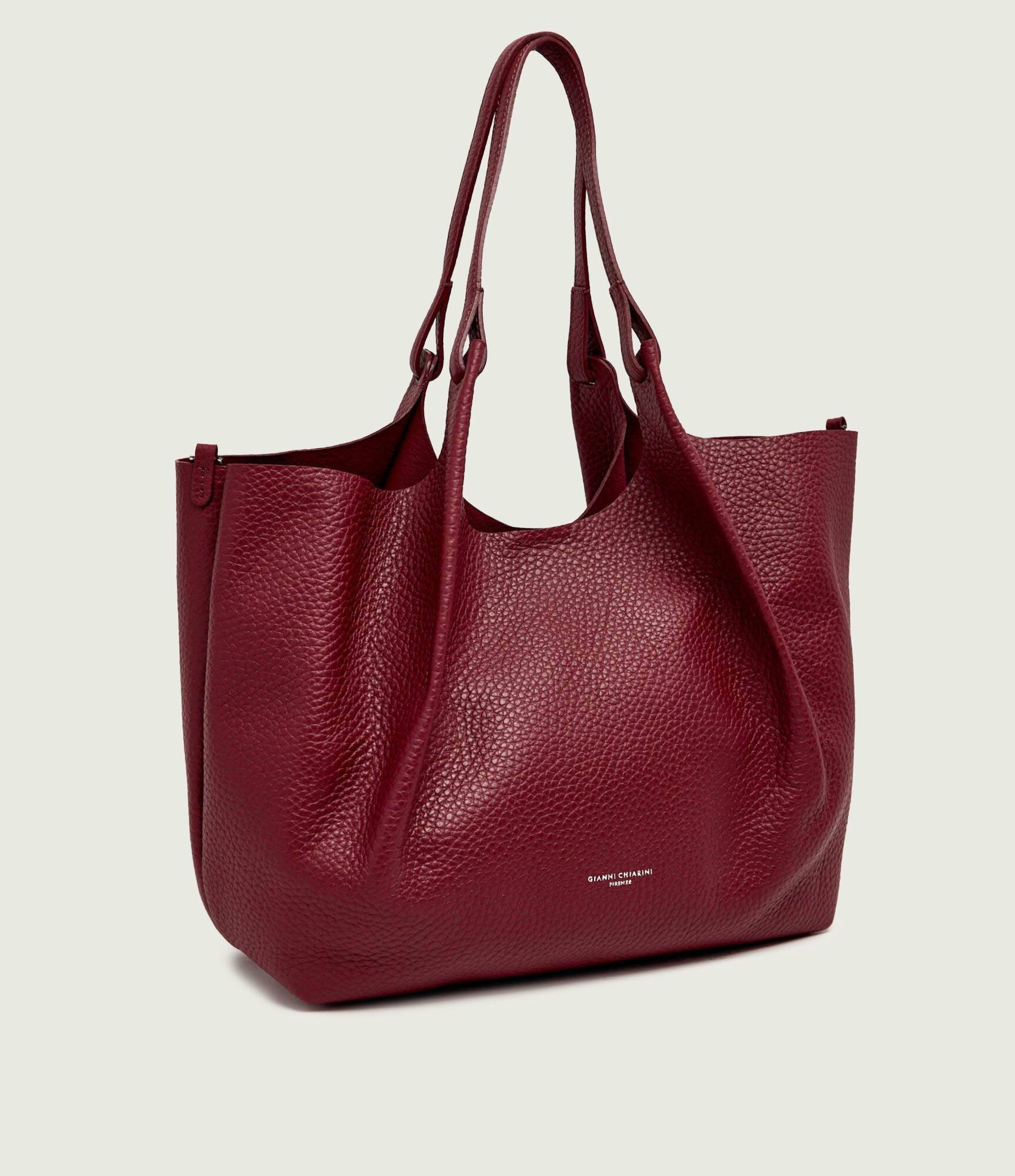 GIANNI CHIARINI De piele geantă shopper + borsetă Dua