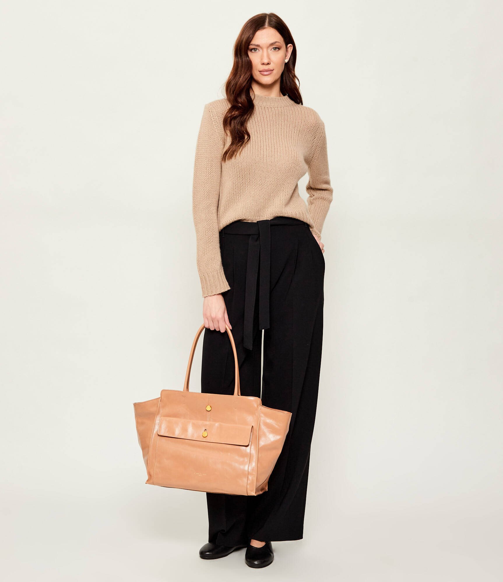 GIANNI CHIARINI De piele geantă shopper CHER