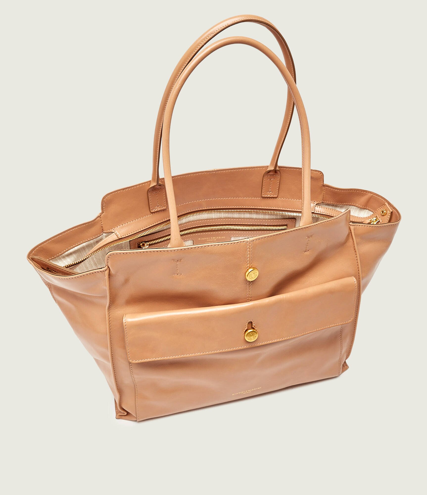 GIANNI CHIARINI De piele geantă shopper CHER