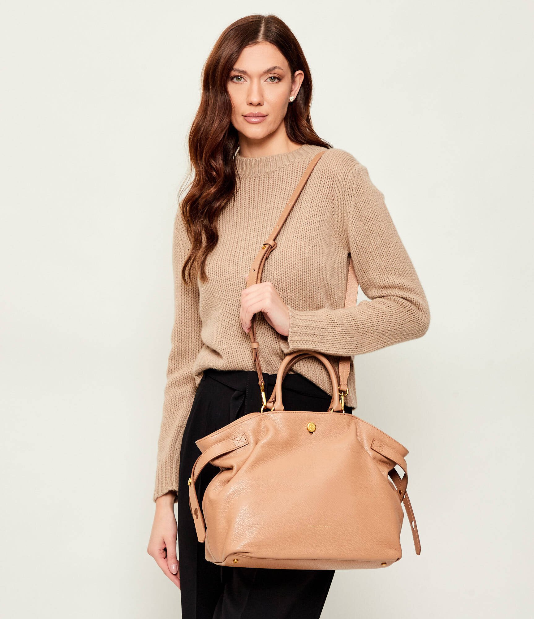 GIANNI CHIARINI De piele geantă shopper CLAUDETTE