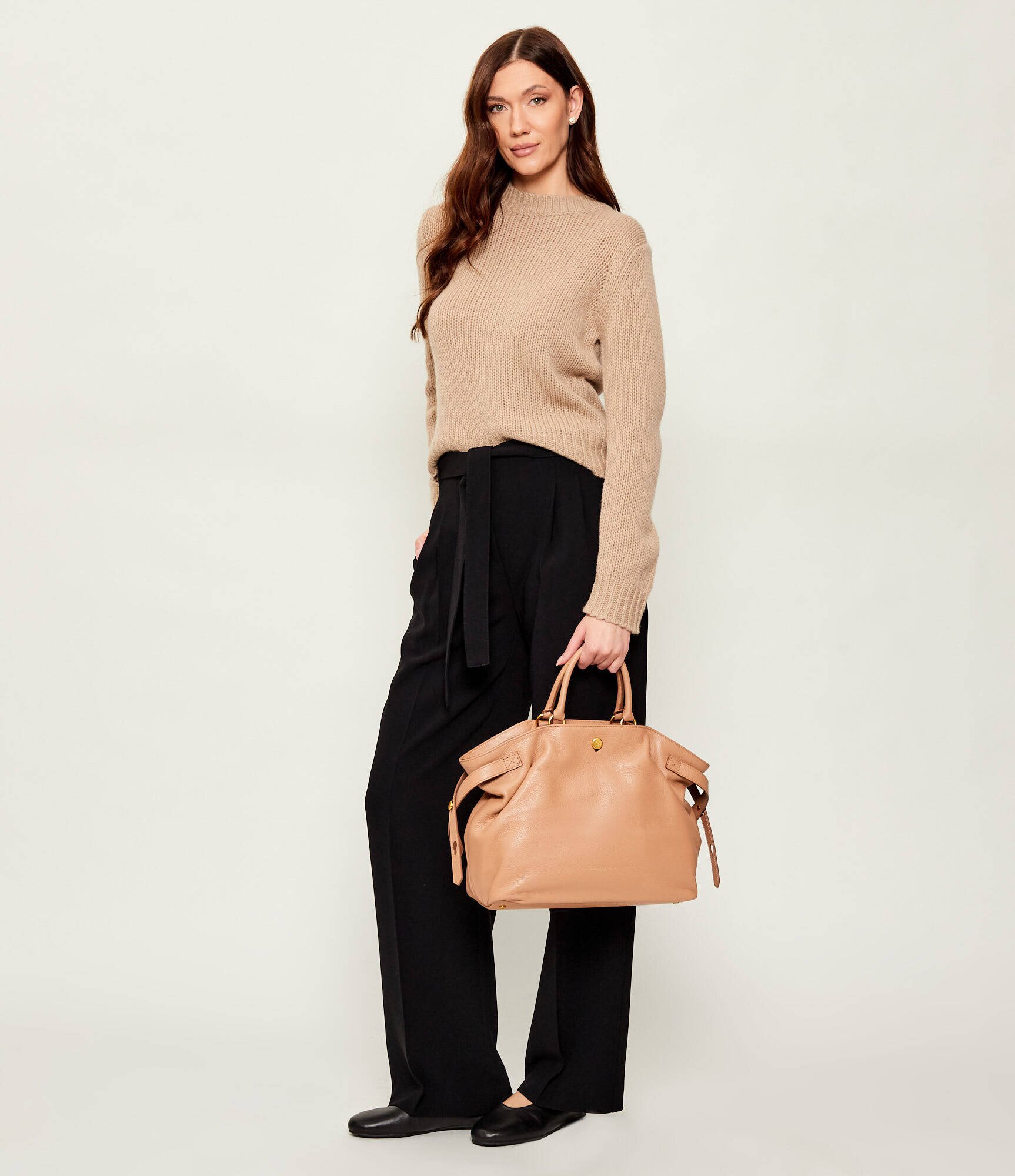 GIANNI CHIARINI De piele geantă shopper CLAUDETTE
