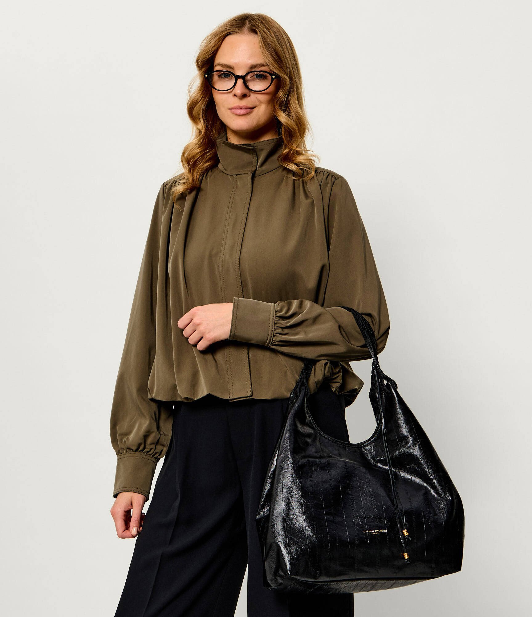 GIANNI CHIARINI De piele geantă shopper Dua