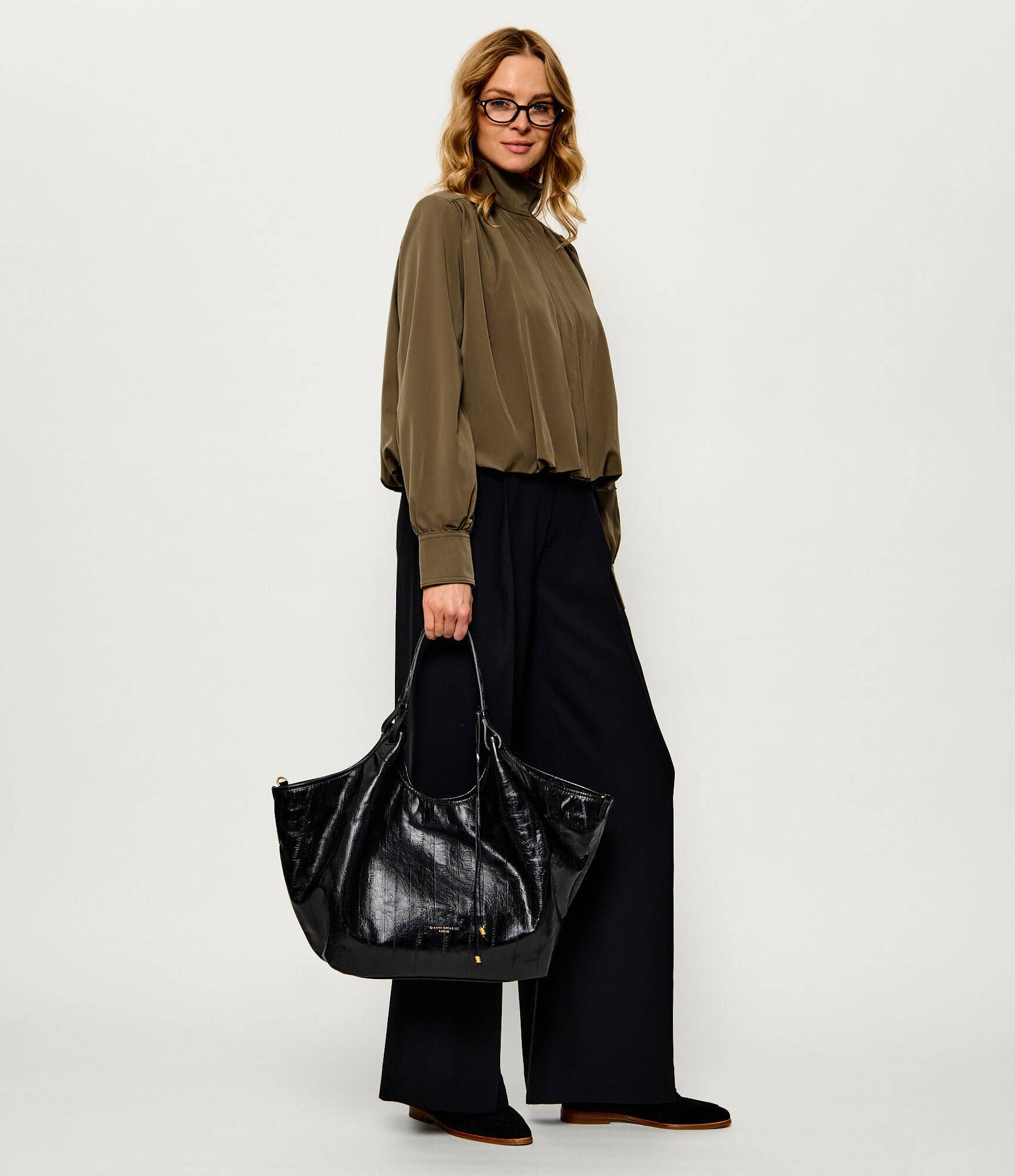 GIANNI CHIARINI De piele geantă shopper Dua