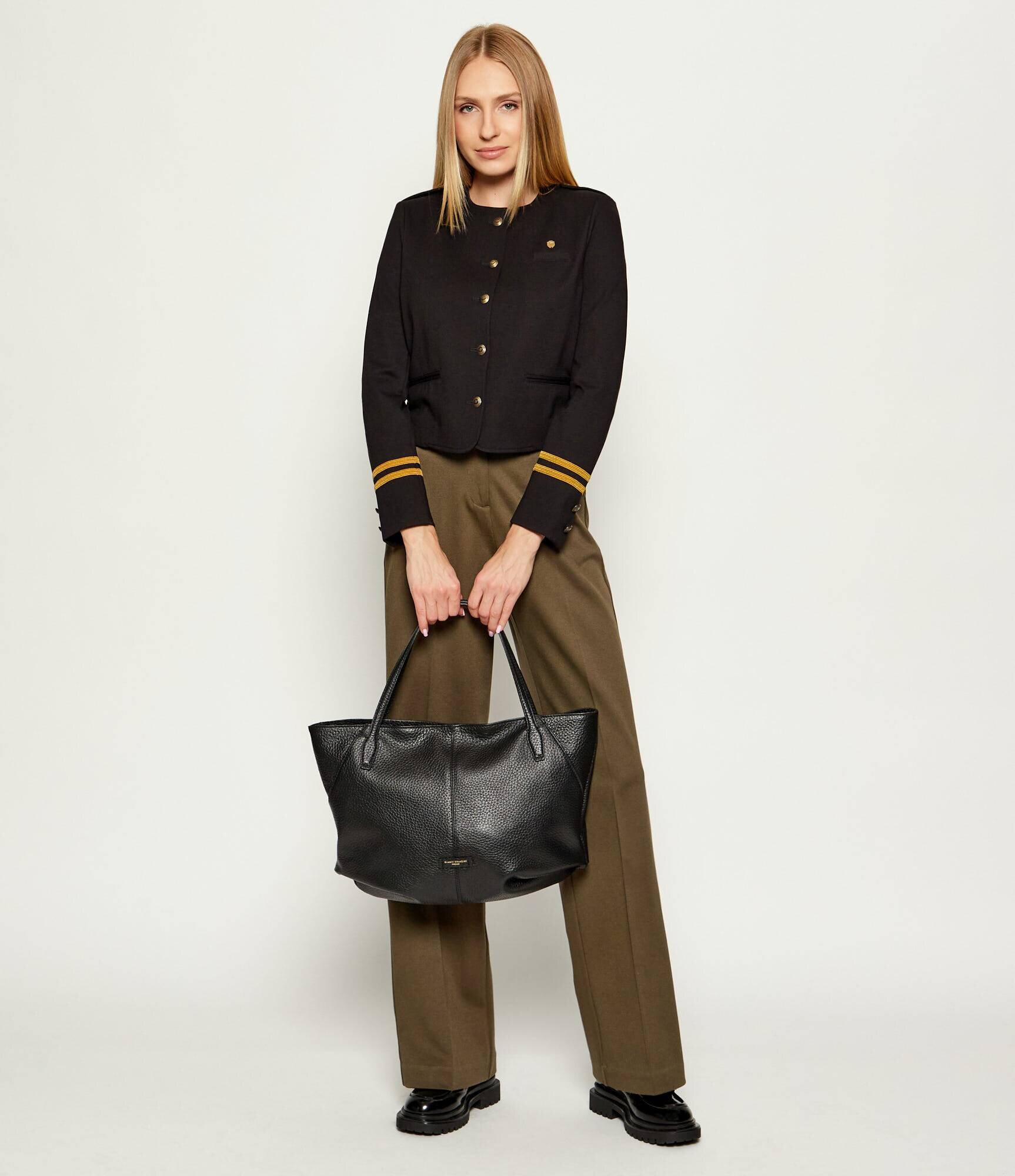 GIANNI CHIARINI De piele geantă shopper Natasha