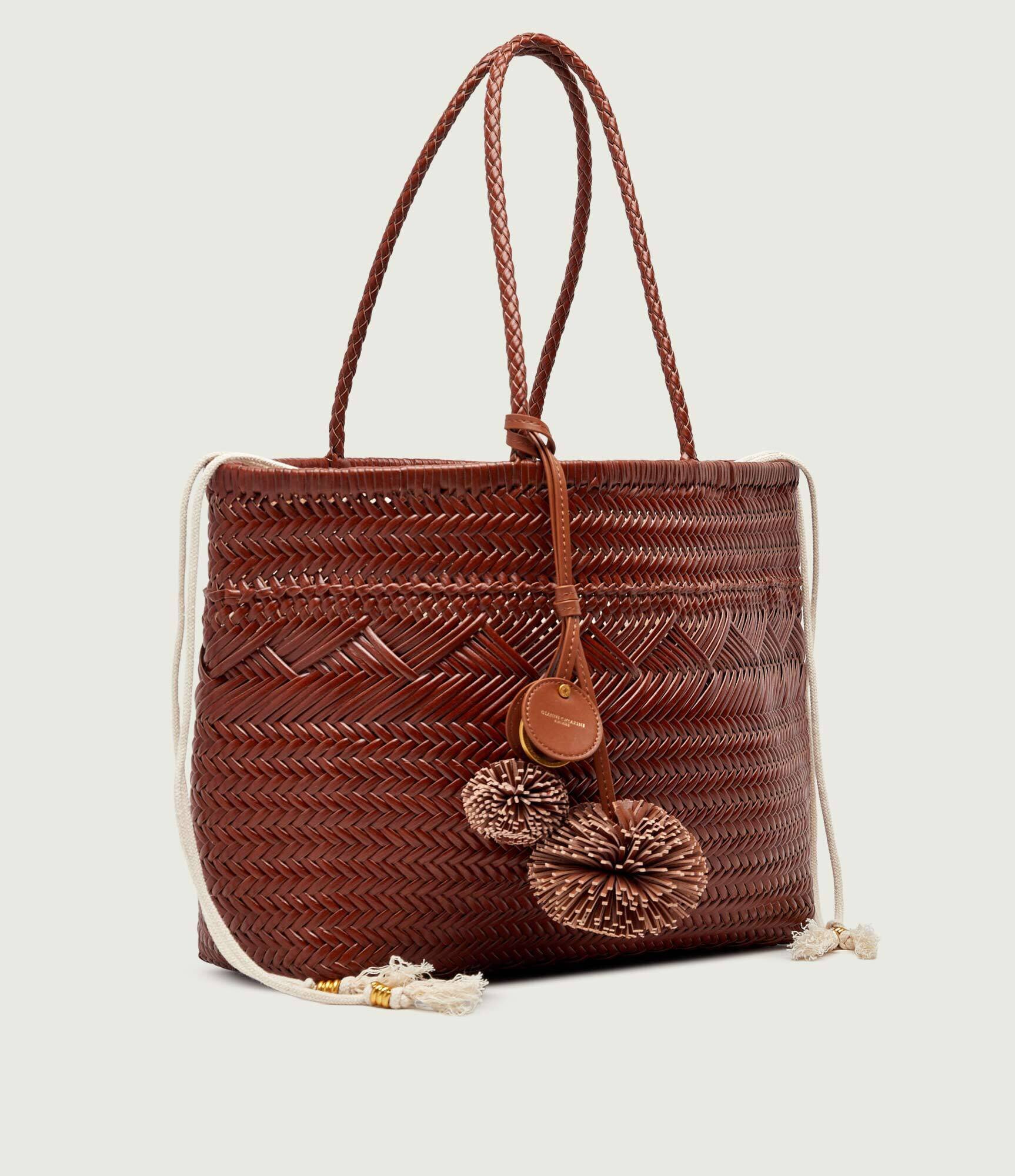 GIANNI CHIARINI De piele geantă shopper Paloma