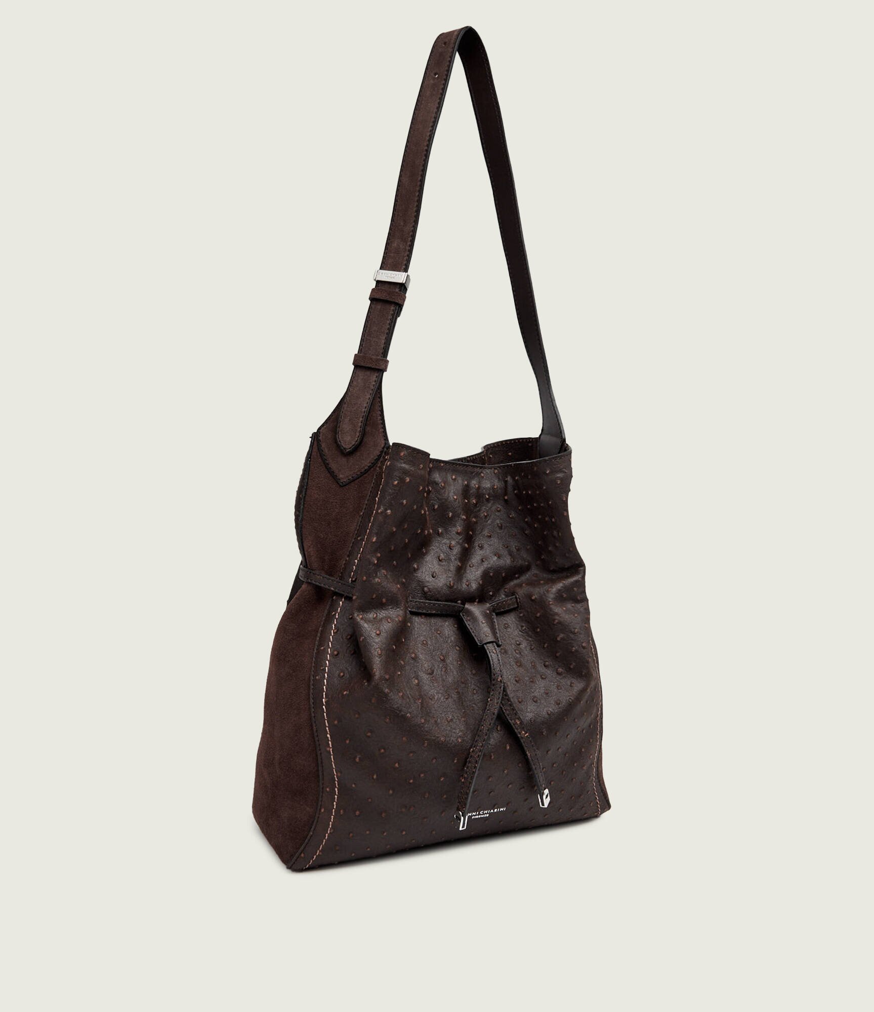 GIANNI CHIARINI De piele geantă tip sac + borsetă Sienna