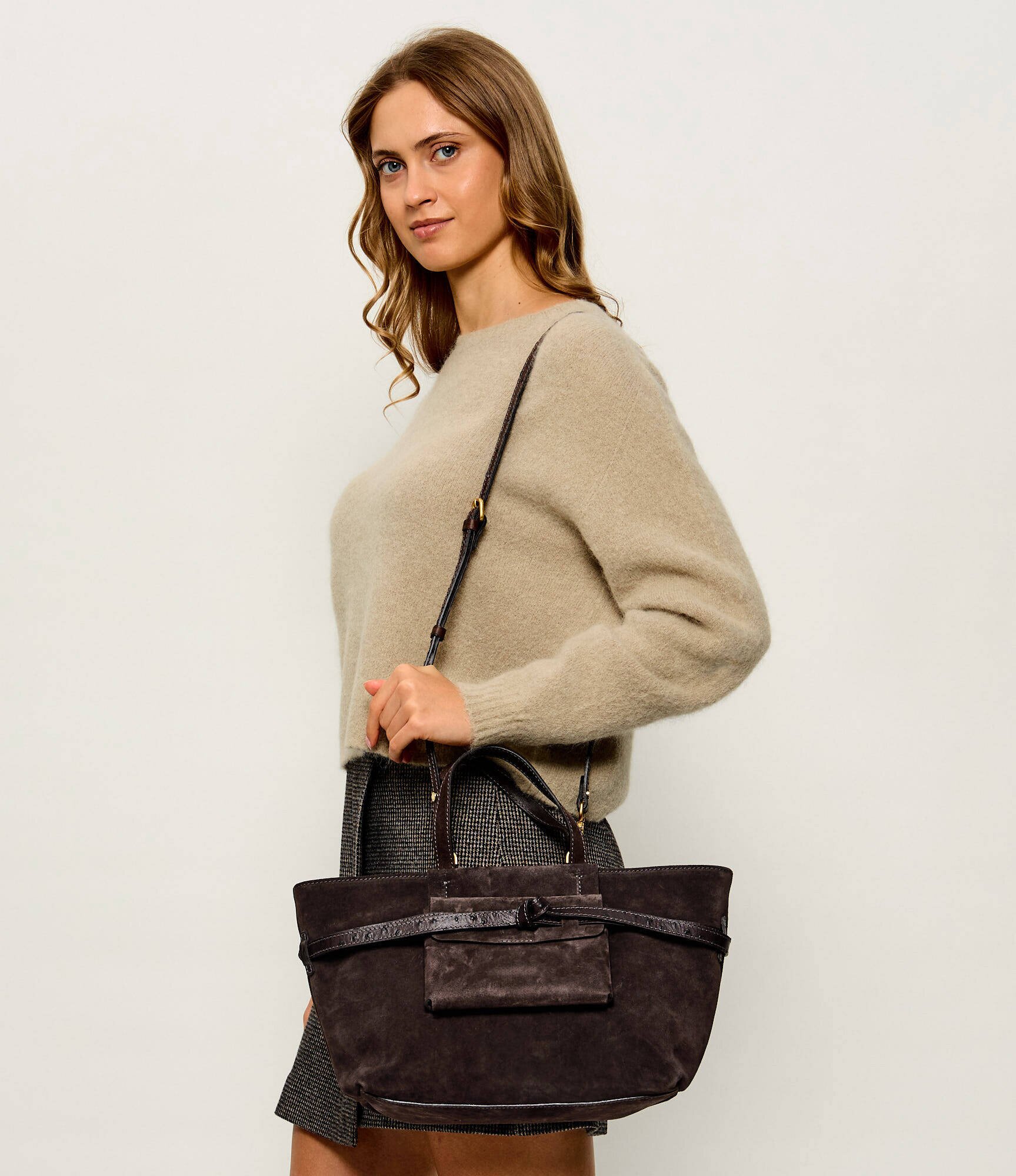 GIANNI CHIARINI Geantă pe umăr Belty | piele întoarsă