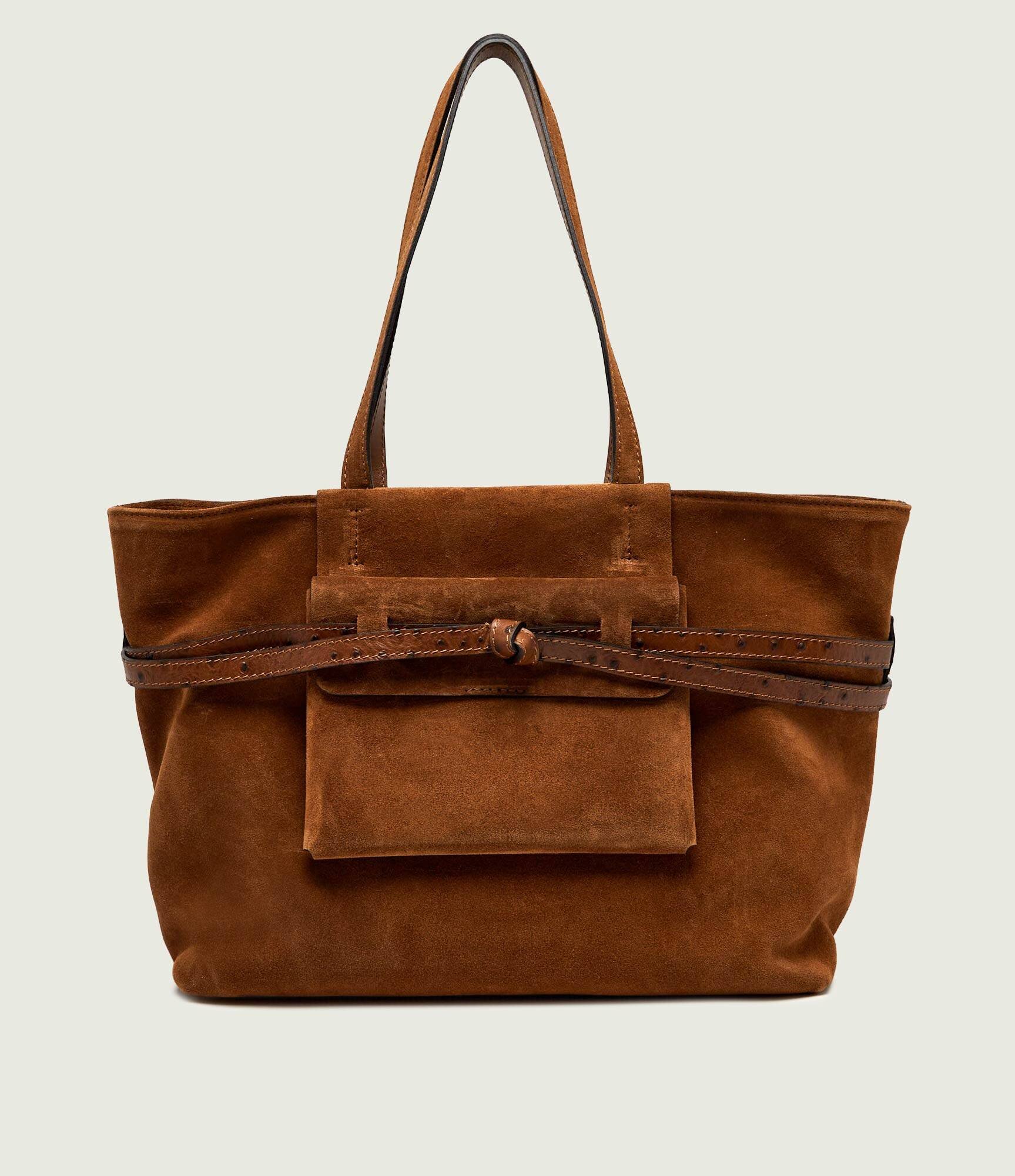 GIANNI CHIARINI Geantă shopper Belty | piele întoarsă
