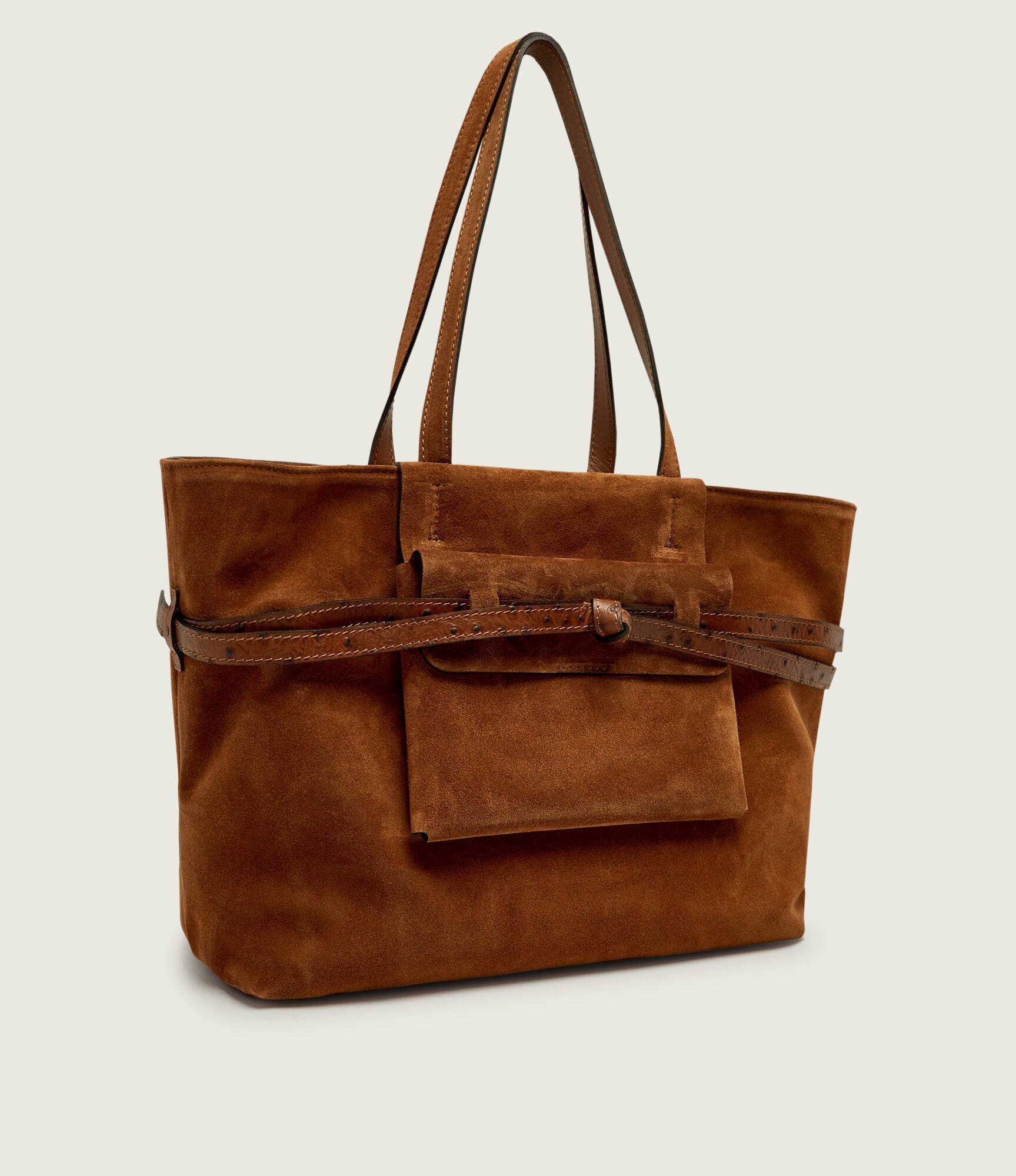 GIANNI CHIARINI Geantă shopper Belty | piele întoarsă