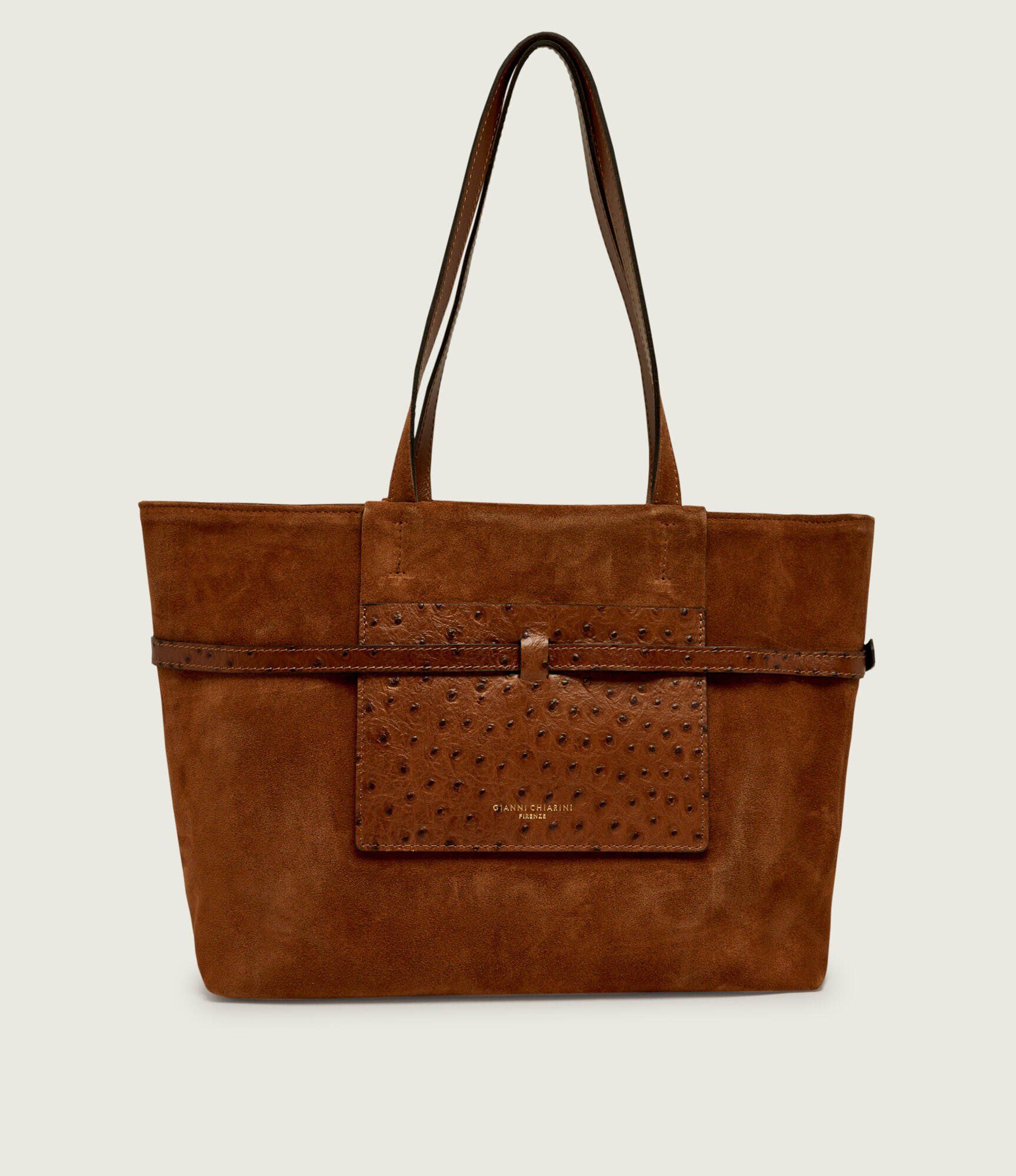 GIANNI CHIARINI Geantă shopper Belty | piele întoarsă