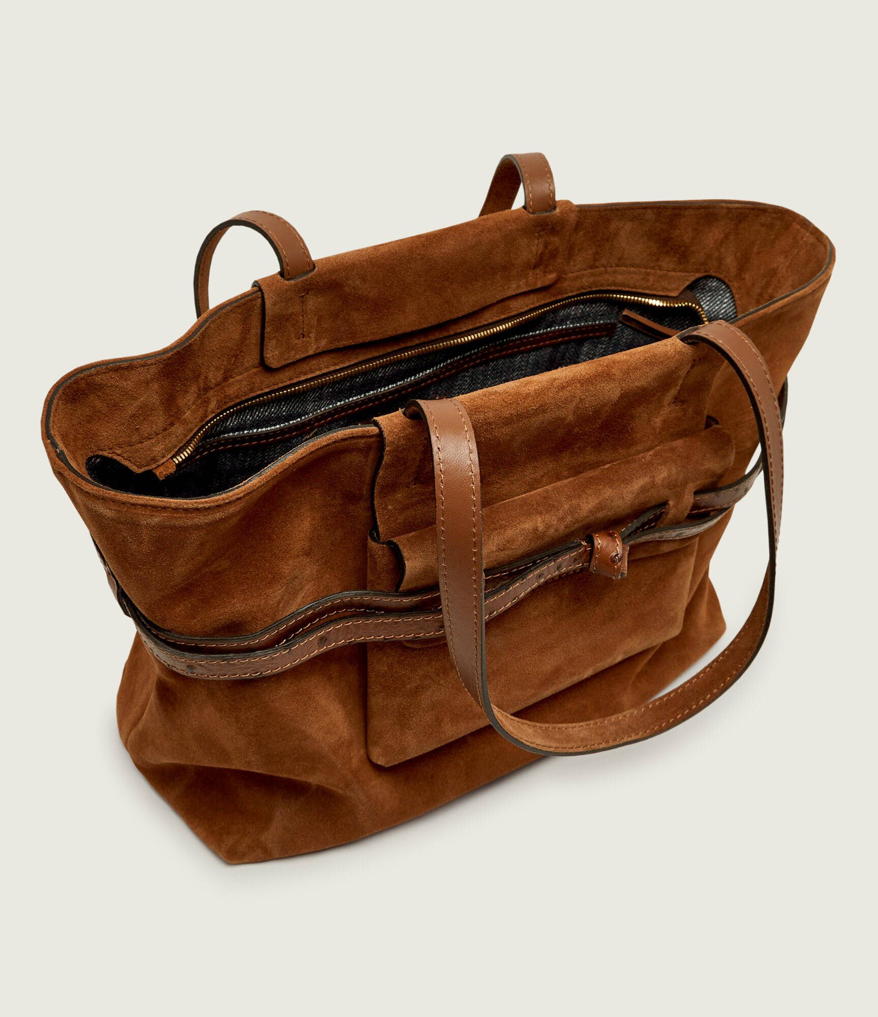 GIANNI CHIARINI Geantă shopper Belty | piele întoarsă