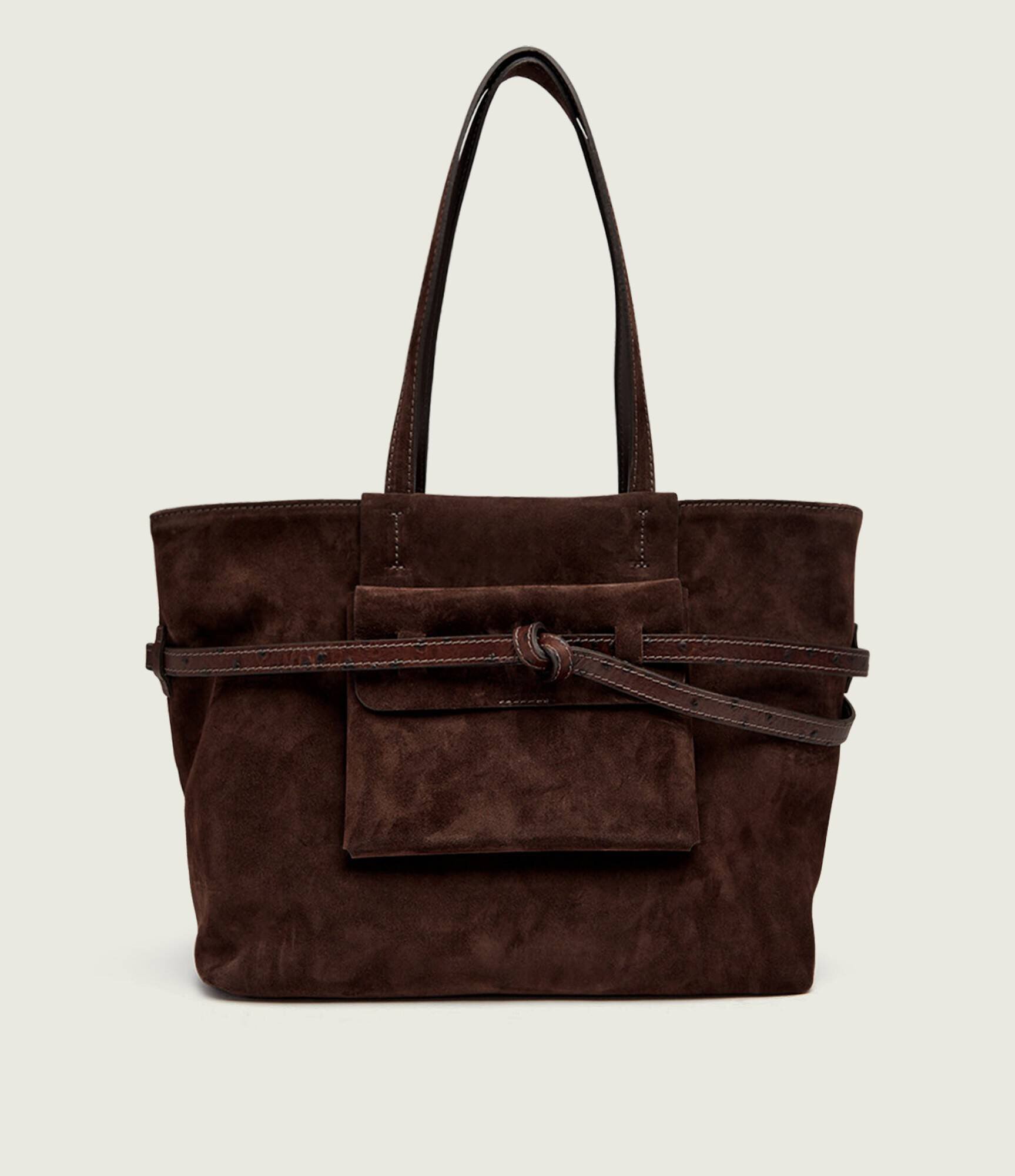GIANNI CHIARINI Geantă shopper Belty | piele întoarsă