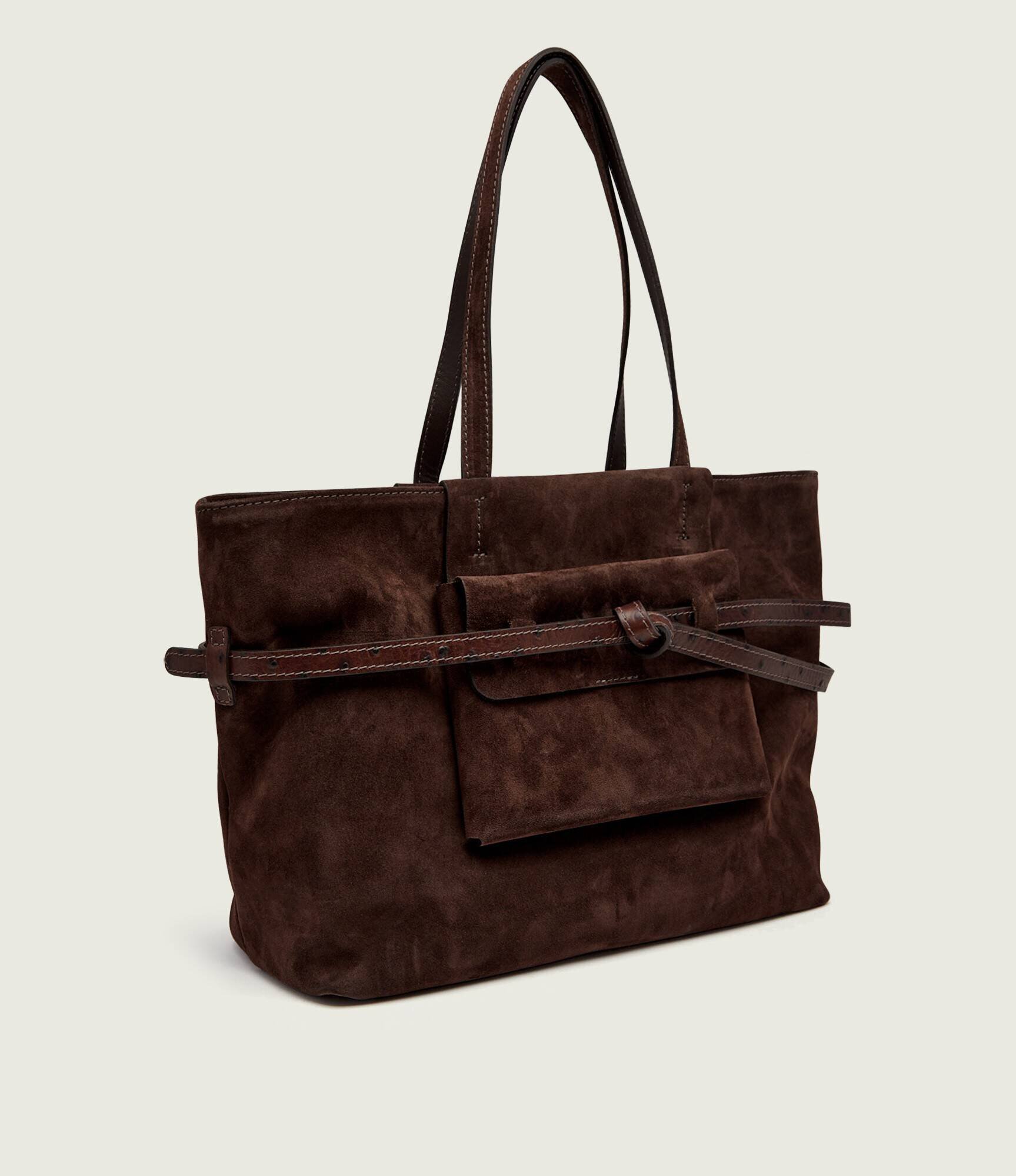 GIANNI CHIARINI Geantă shopper Belty | piele întoarsă