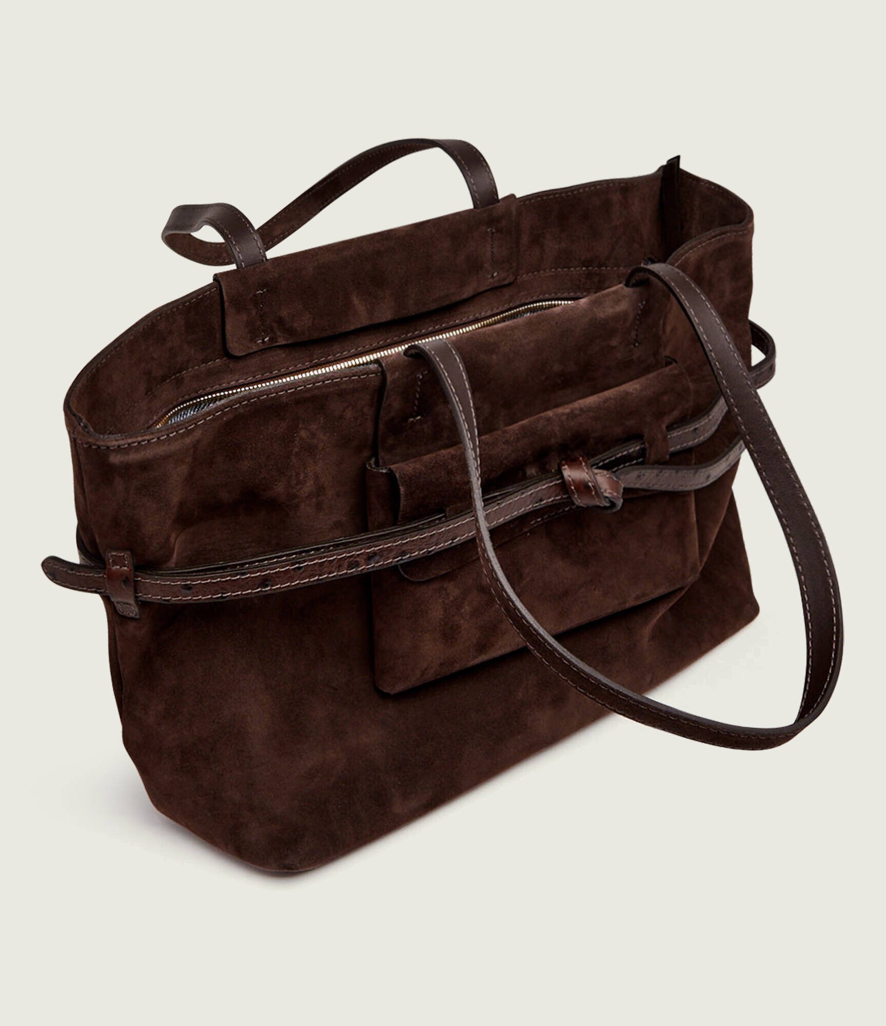 GIANNI CHIARINI Geantă shopper Belty | piele întoarsă