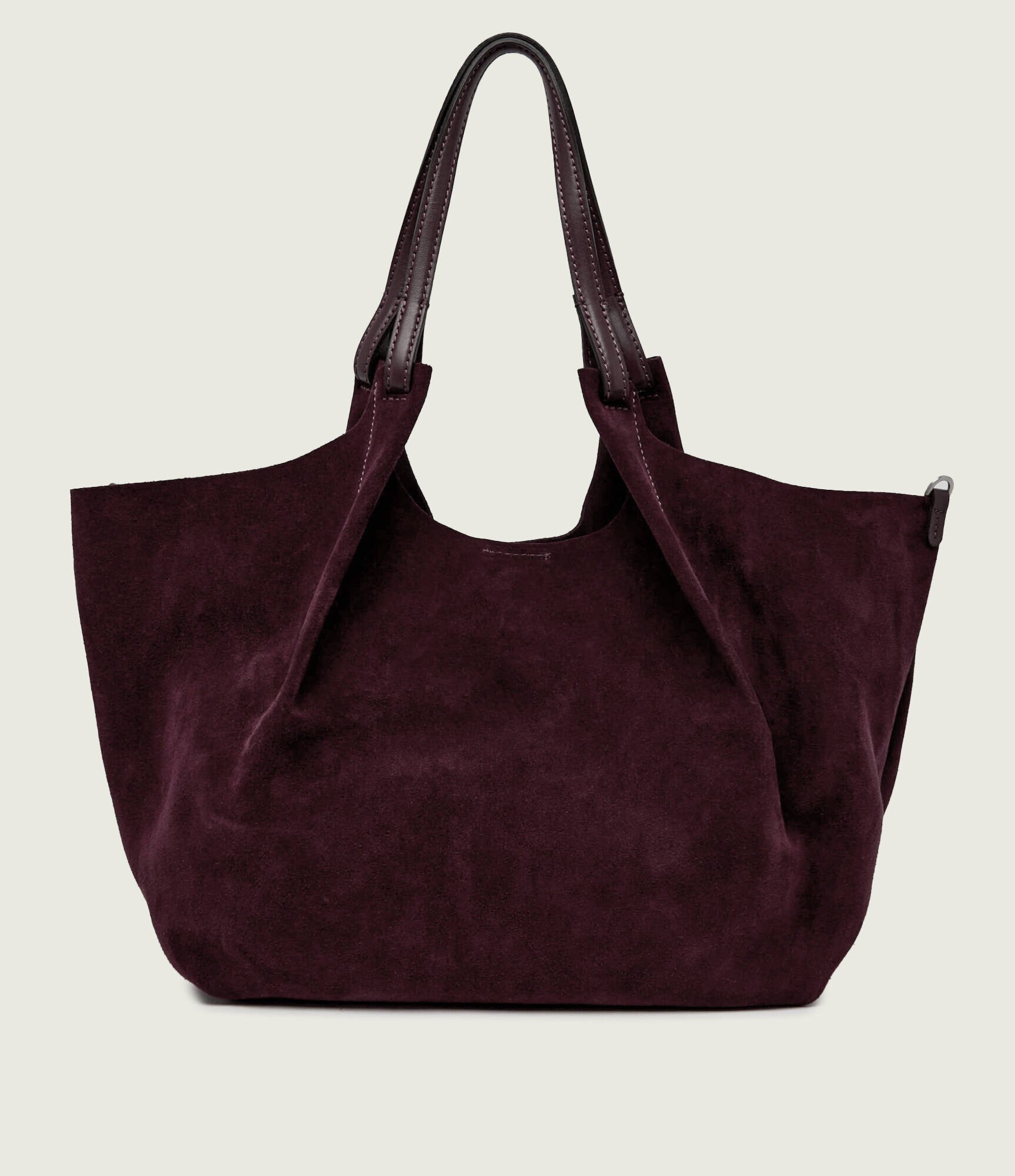GIANNI CHIARINI Geantă shopper + borsetă Dua | piele întoarsă