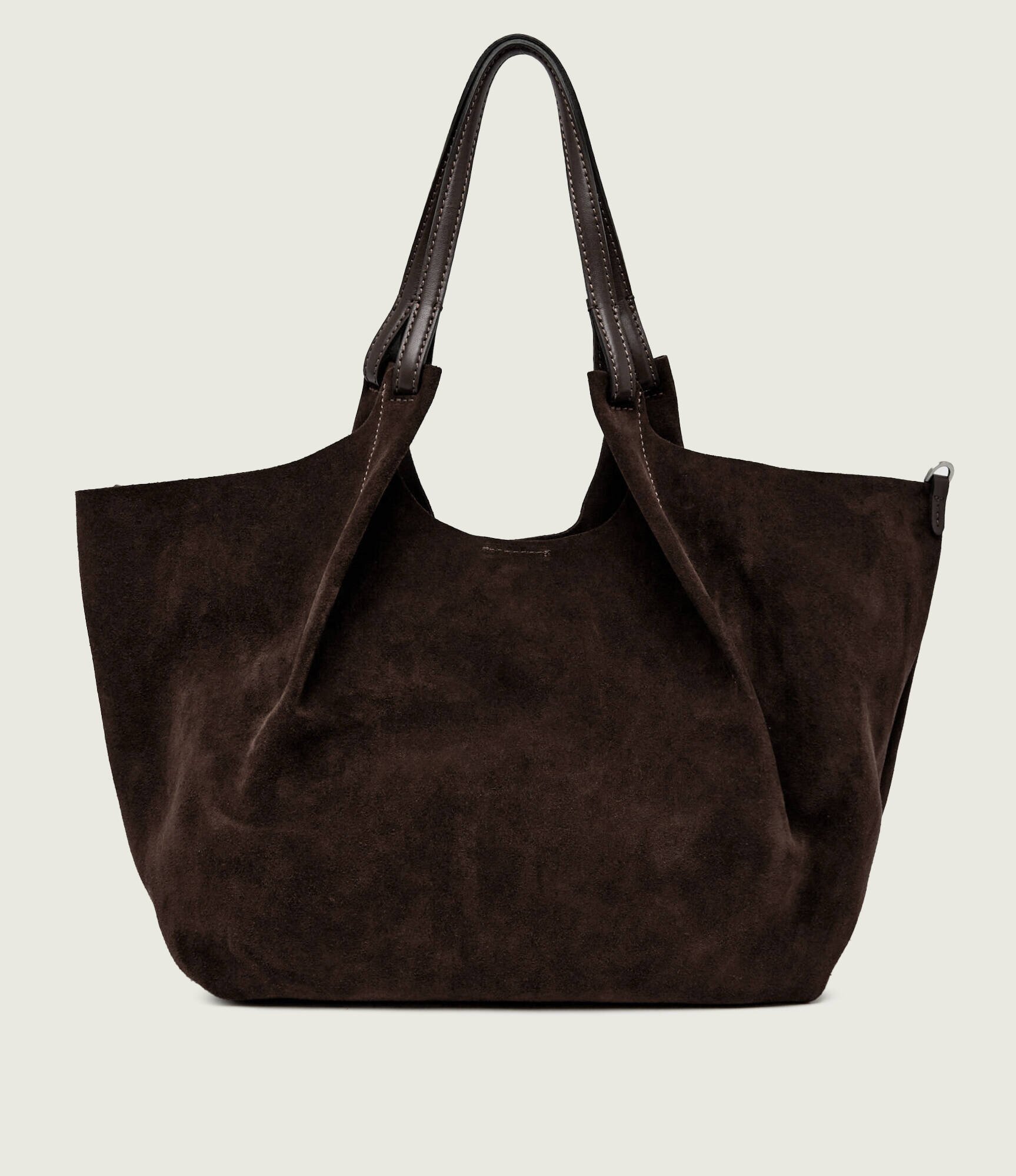 GIANNI CHIARINI Geantă shopper + borsetă Dua | piele întoarsă