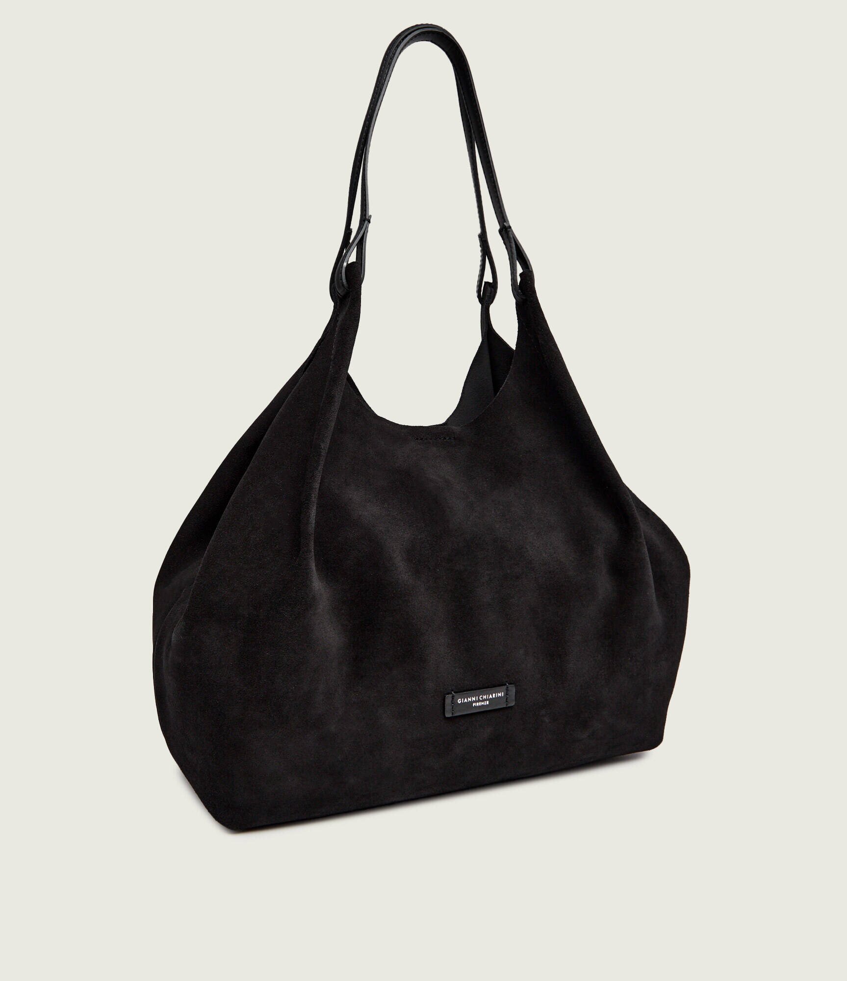 GIANNI CHIARINI Geantă shopper + borsetă Dua | piele întoarsă