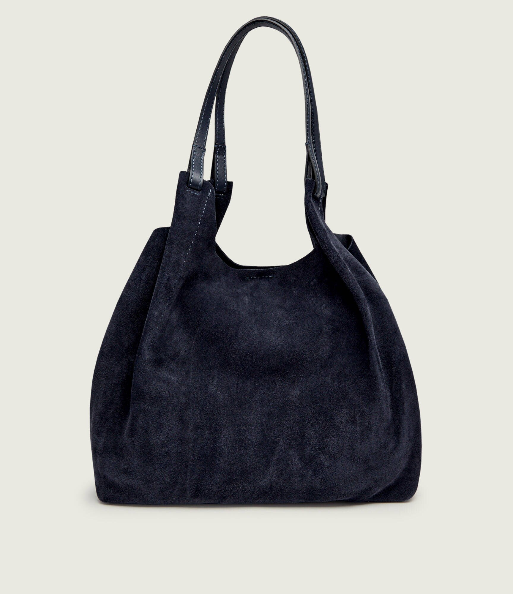 GIANNI CHIARINI Geantă shopper + borsetă Dua | piele întoarsă