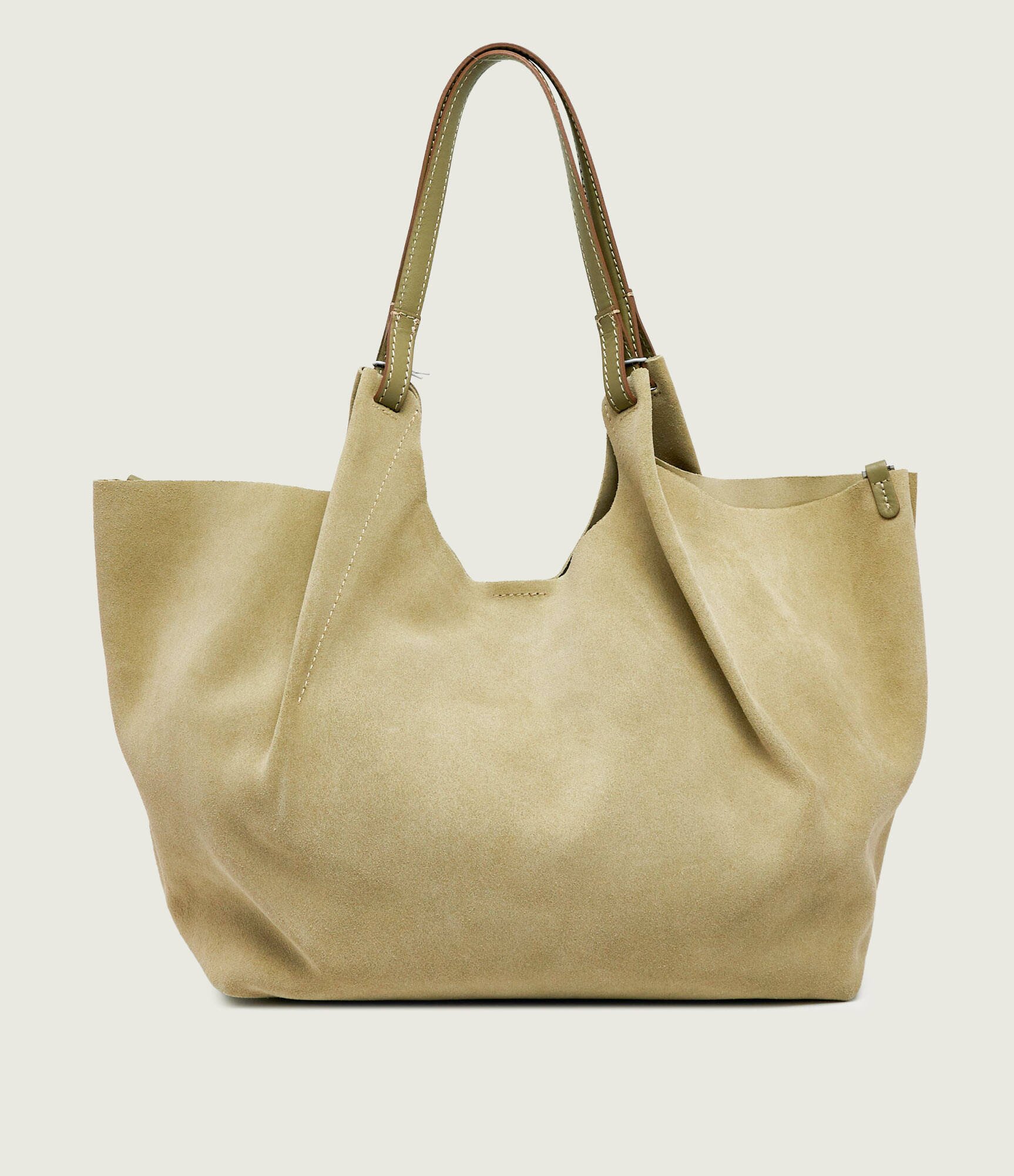 GIANNI CHIARINI Geantă shopper + borsetă Dua | piele întoarsă