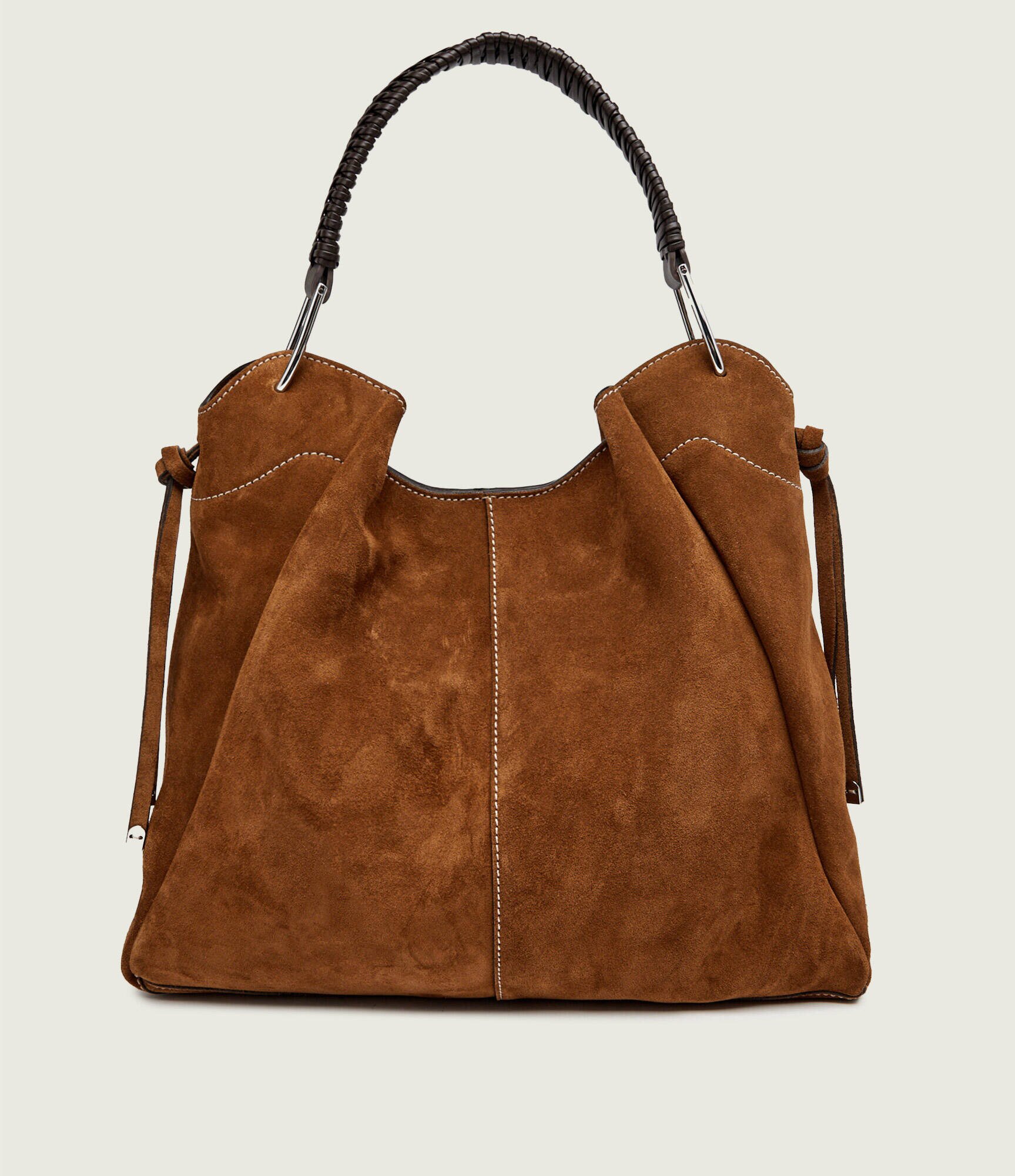 GIANNI CHIARINI Geantă shopper + borsetă Era | piele întoarsă