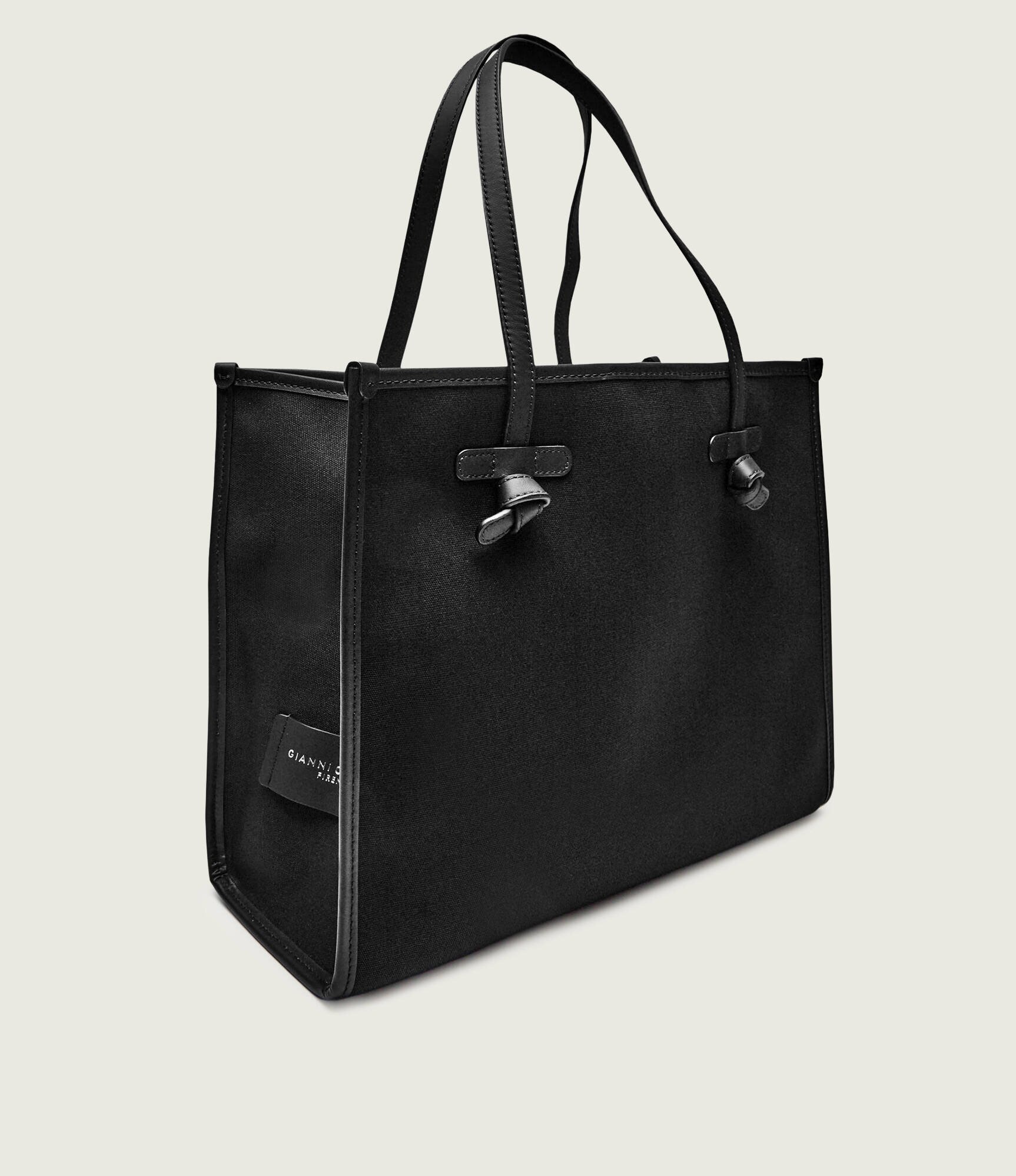 GIANNI CHIARINI Geantă shopper + borsetă Marcella cu adaos de piele