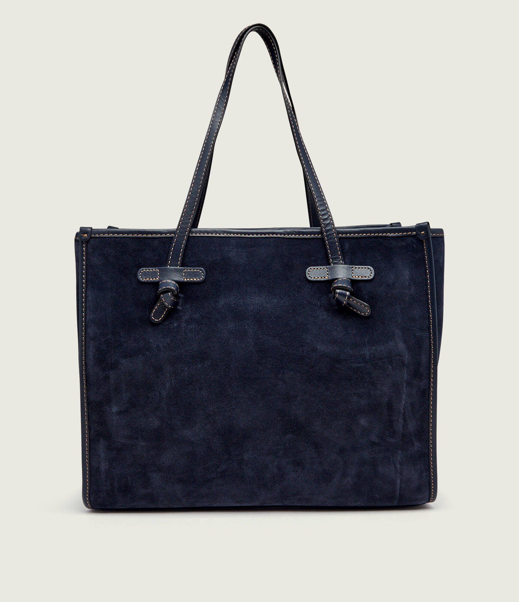 GIANNI CHIARINI Geantă shopper + borsetă Marcella | piele întoarsă