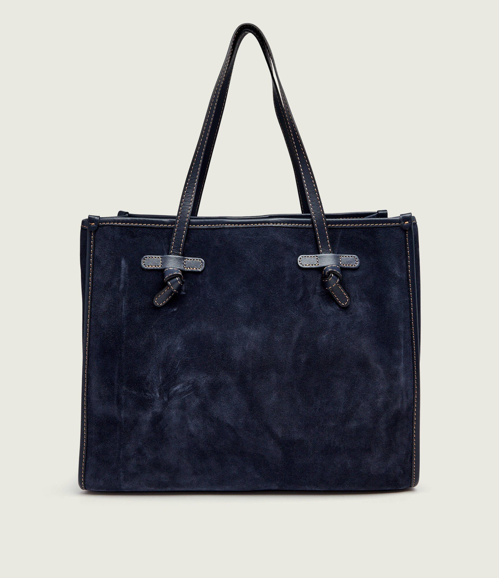 GIANNI CHIARINI Geantă shopper + borsetă Marcella | piele întoarsă