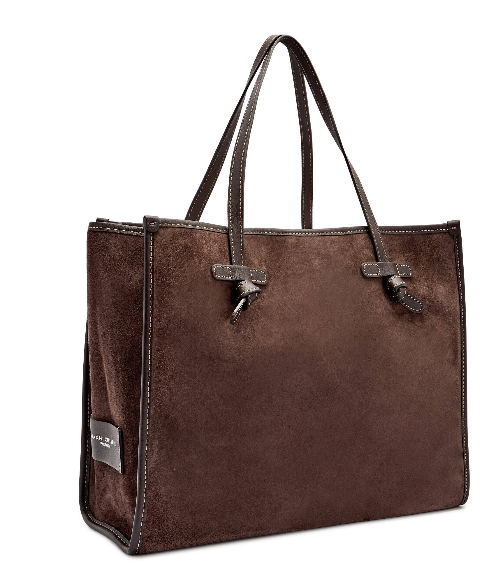 GIANNI CHIARINI Geantă shopper + borsetă MARCELLA | piele întoarsă