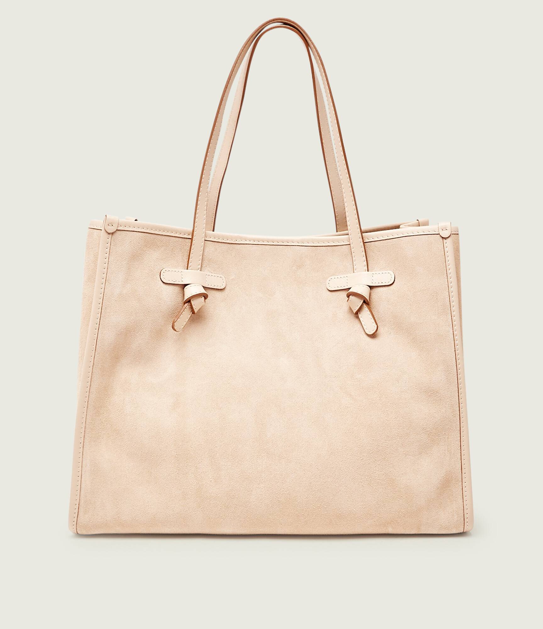 GIANNI CHIARINI Geantă shopper + borsetă MARCELLA | piele întoarsă