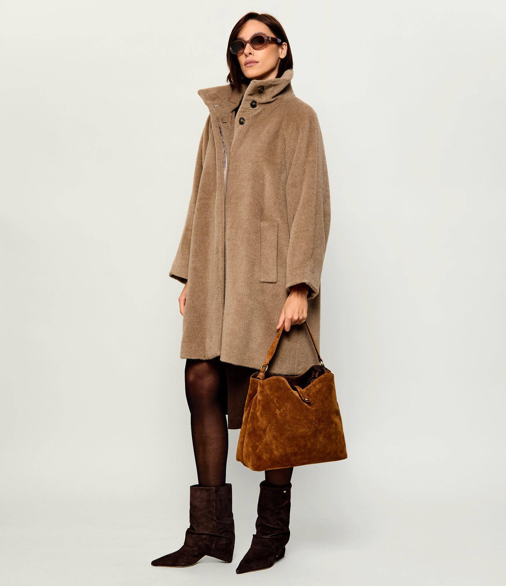 GIANNI CHIARINI Geantă shopper Fiona | piele întoarsă