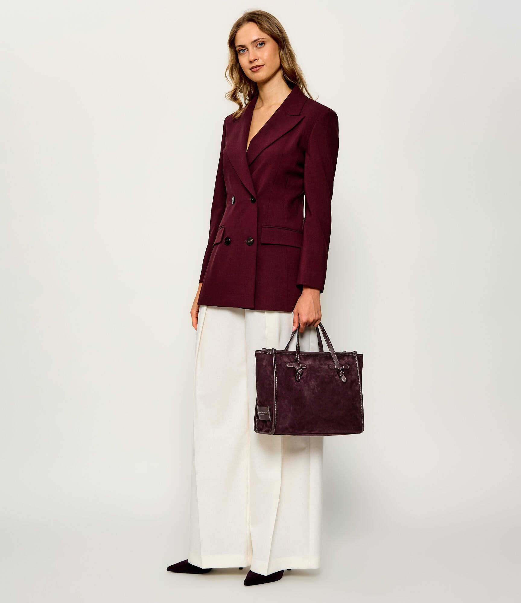 GIANNI CHIARINI Geantă shopper Marcella | piele întoarsă