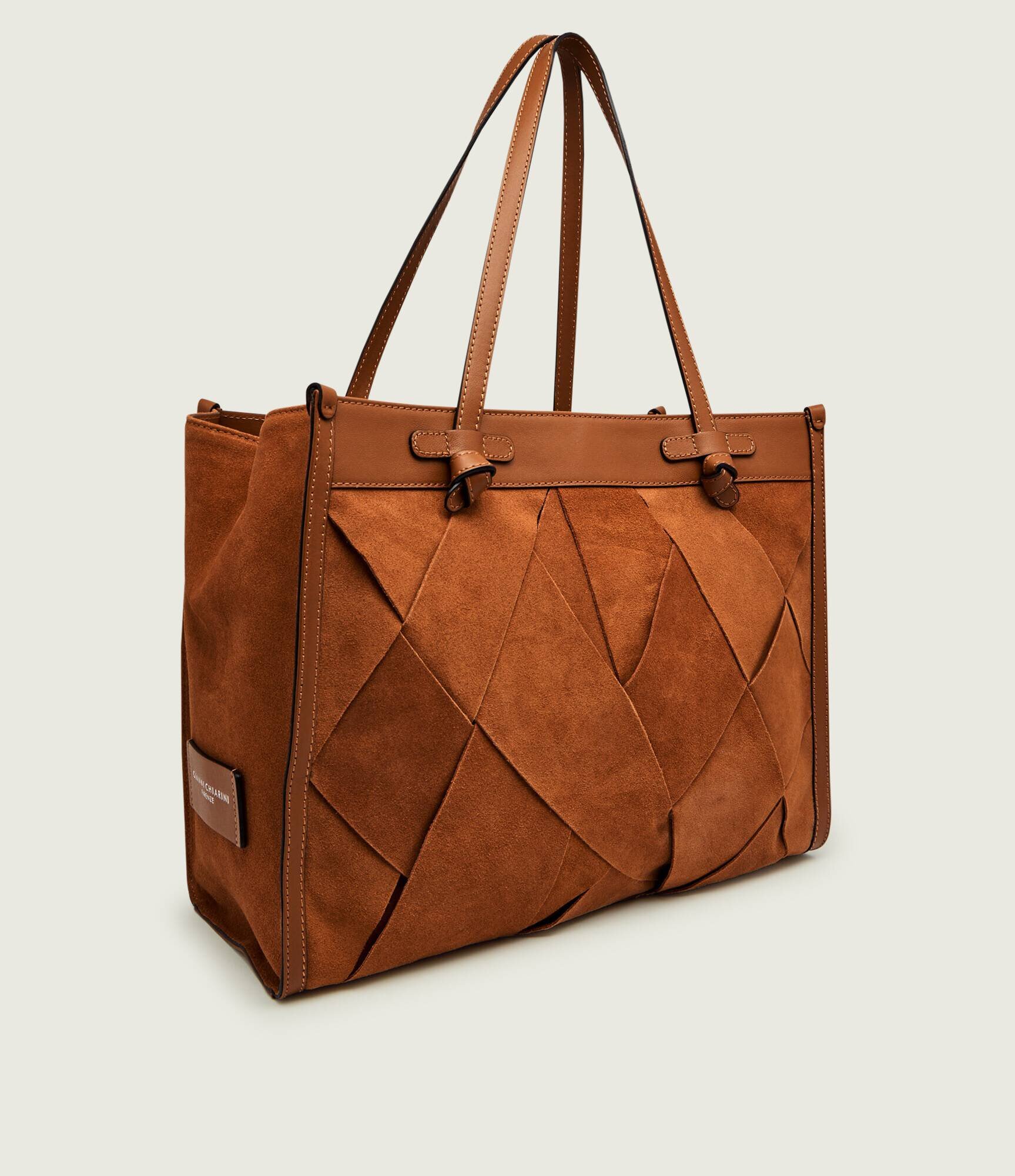 GIANNI CHIARINI Geantă shopper MARCELLA | piele întoarsă