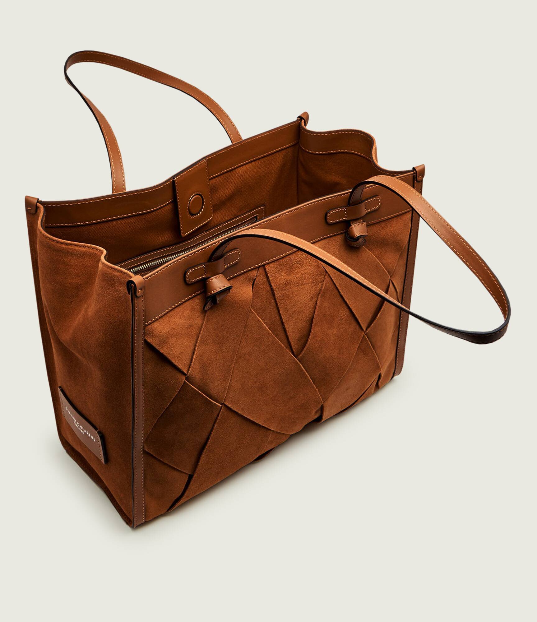 GIANNI CHIARINI Geantă shopper MARCELLA | piele întoarsă