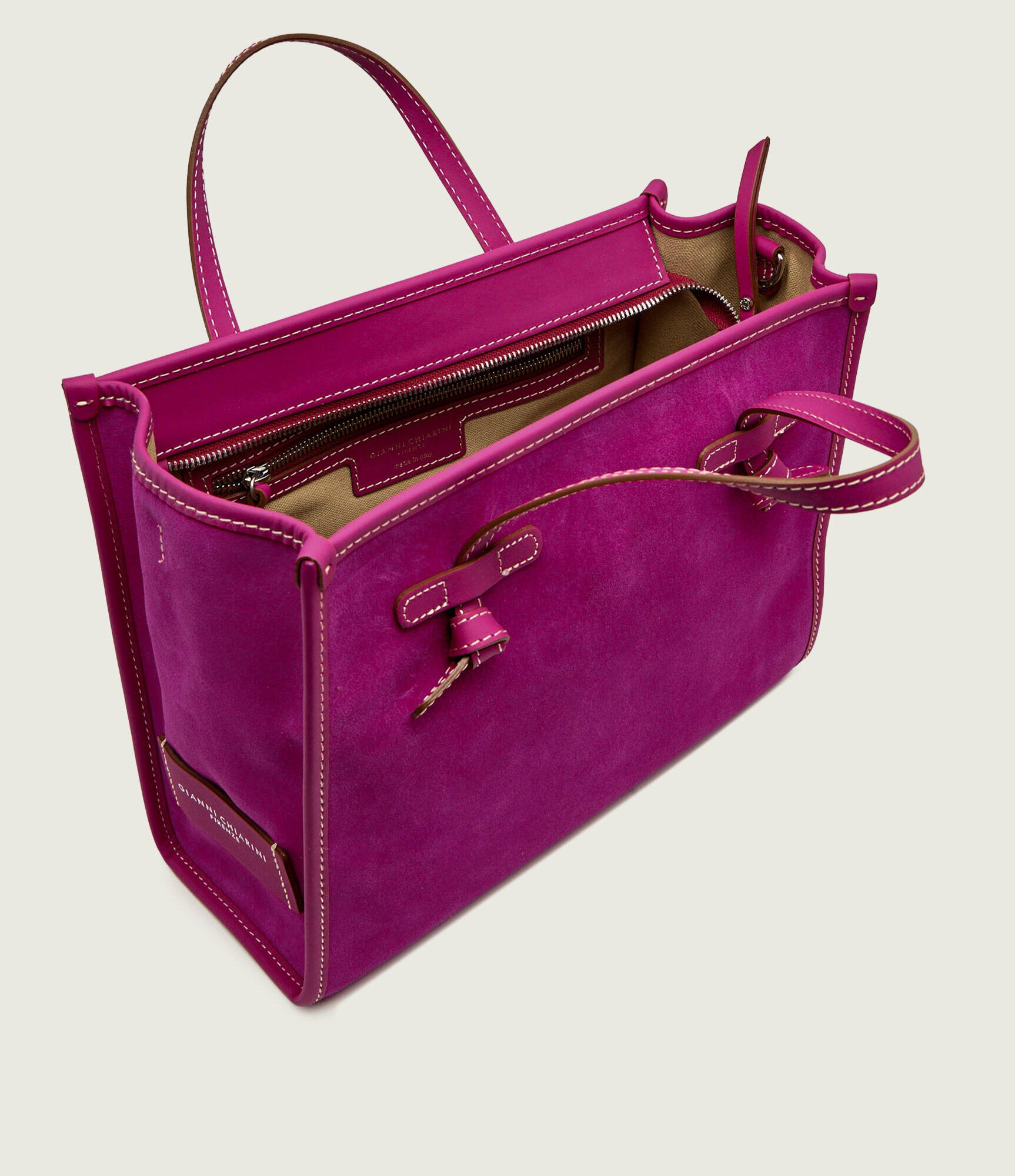 GIANNI CHIARINI Geantă shopper MARCELLA | piele întoarsă