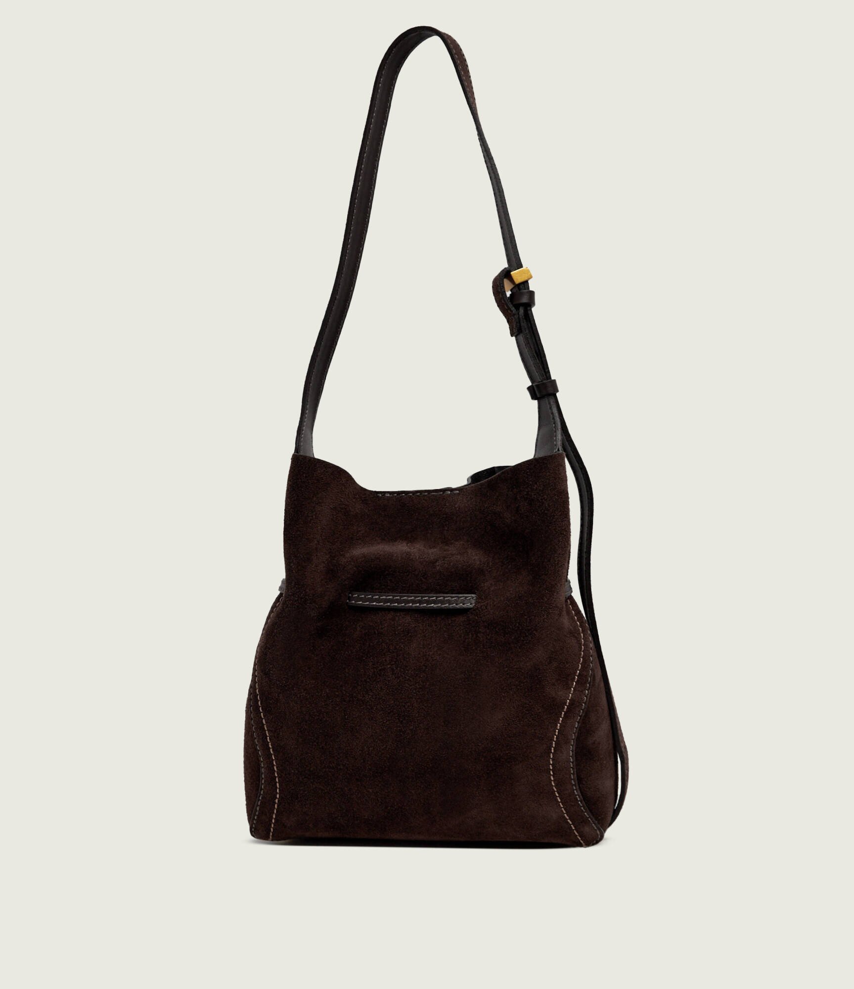 GIANNI CHIARINI Geantă tip sac + borsetă Sienna | piele întoarsă