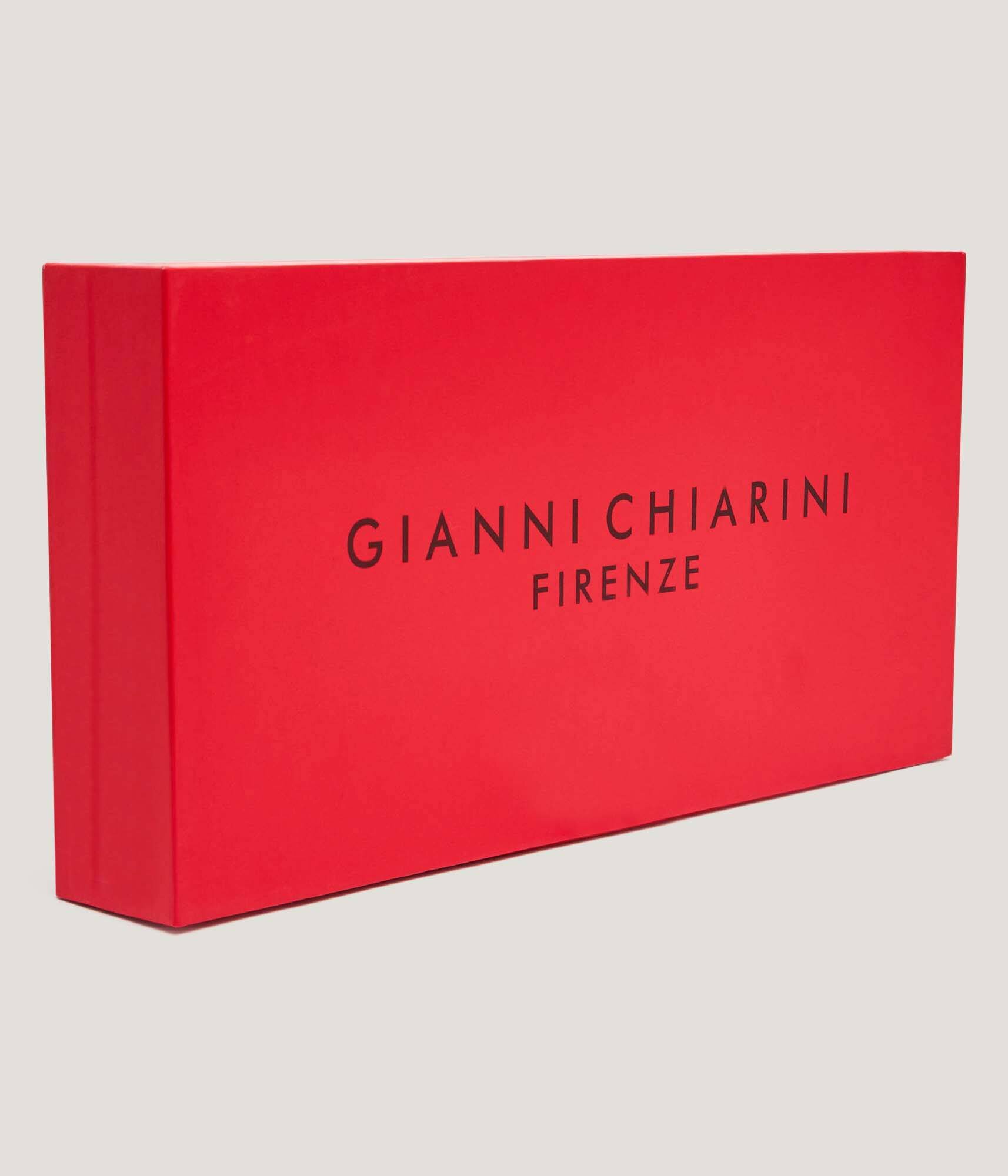GIANNI CHIARINI Mănuși de piele cu adaos de lână