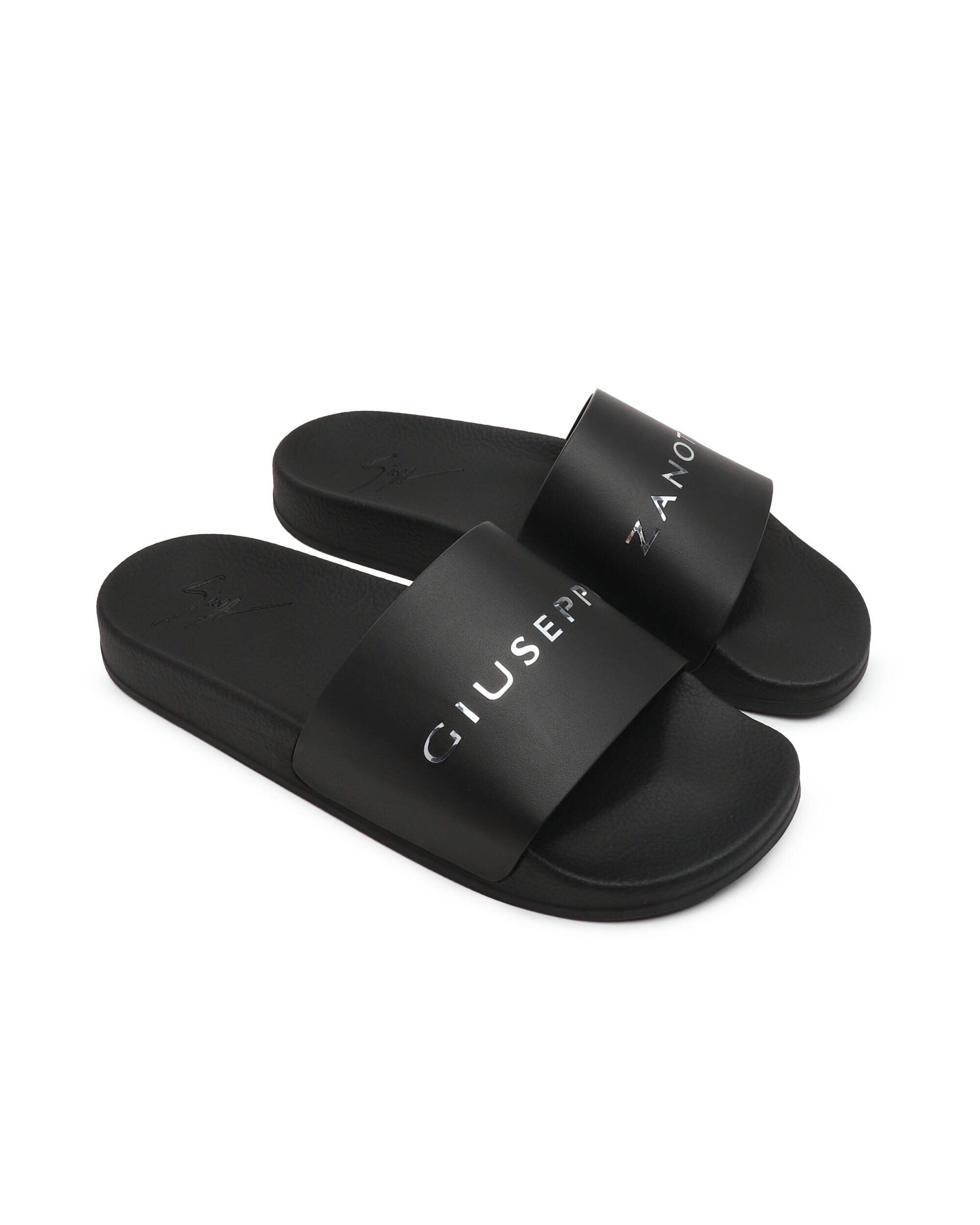 Giuseppe Zanotti De piele șlapi Slogan