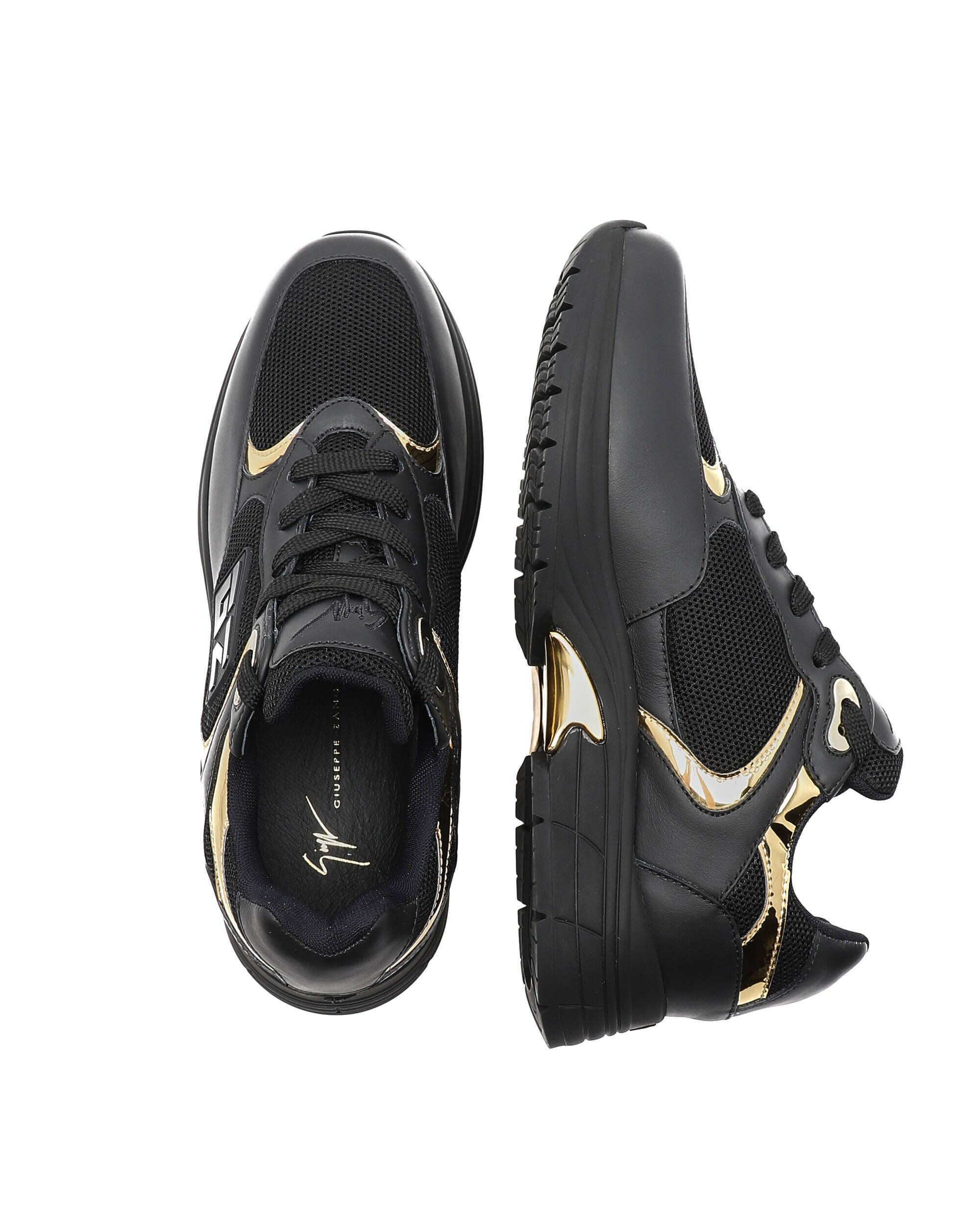 Giuseppe Zanotti Sneakers GZRUNNER cu adaos de piele
