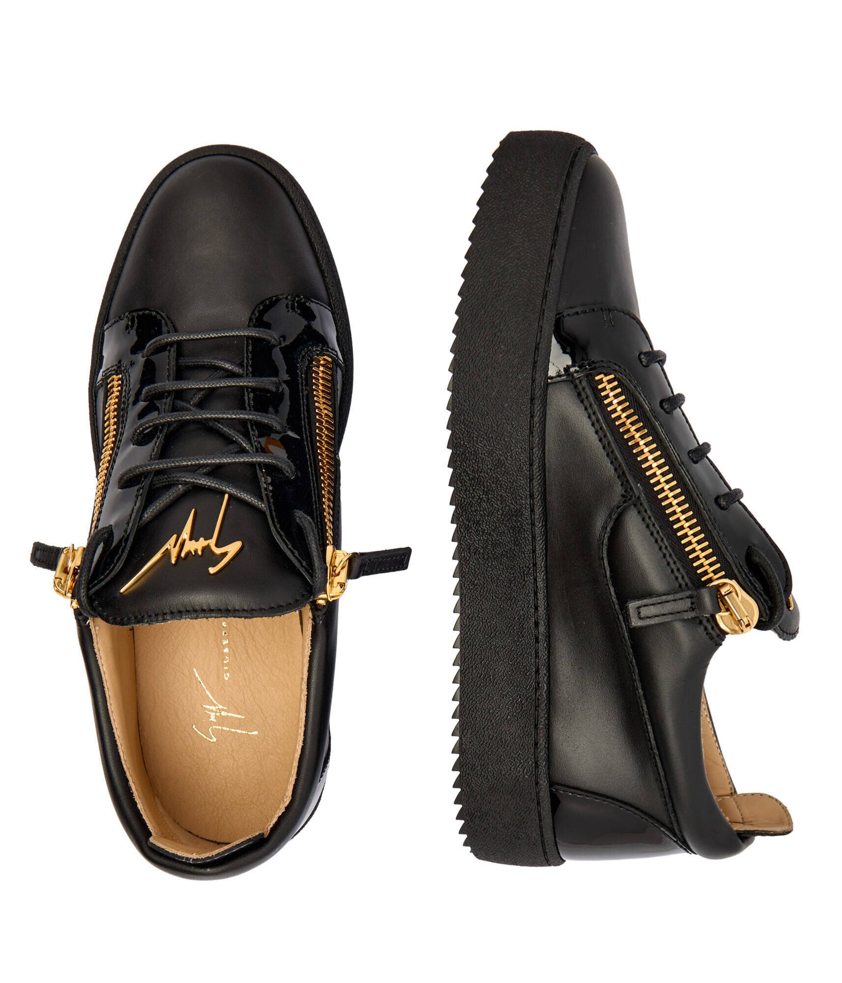 Giuseppe Zanotti Teniși din piele FRANKIE
