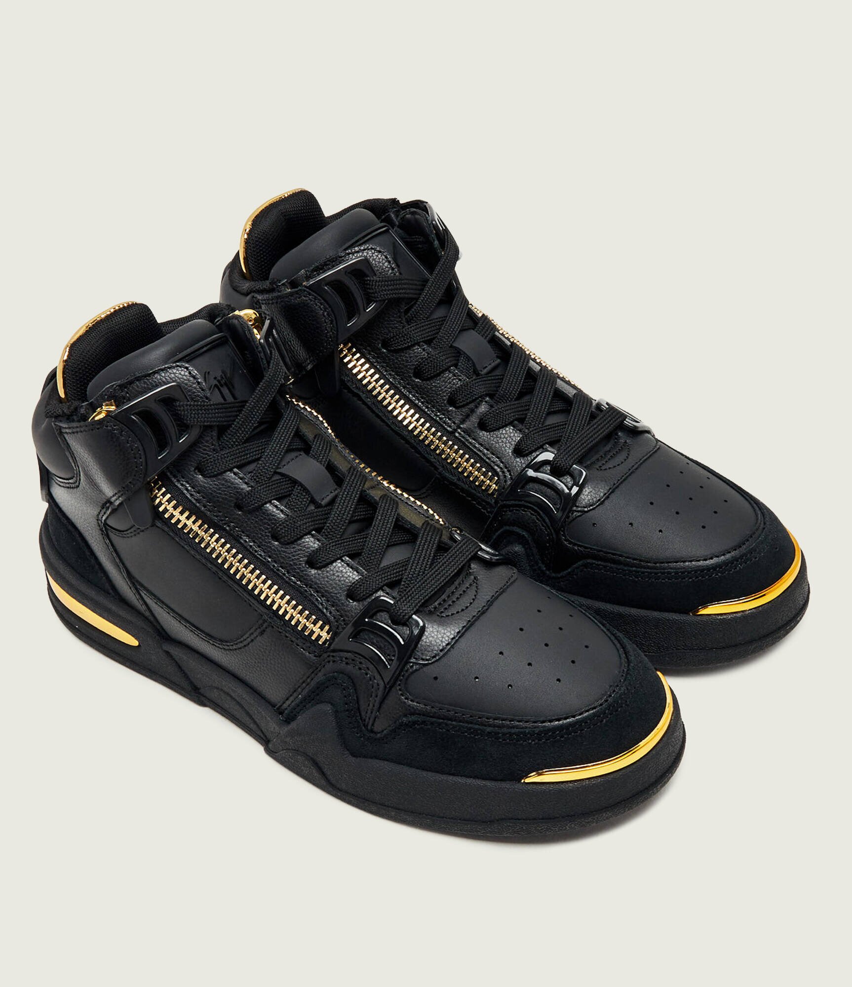 Giuseppe Zanotti Teniși din piele Ghost | piele întoarsă