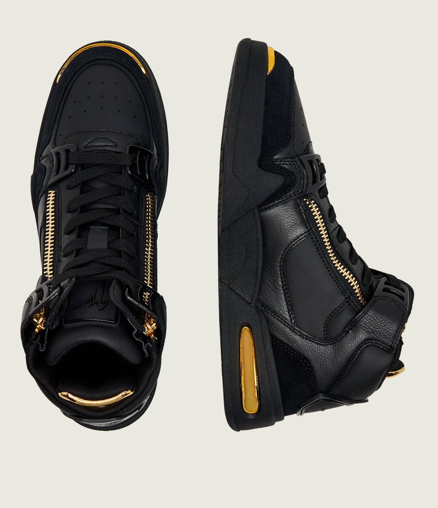 Giuseppe Zanotti Teniși din piele Ghost | piele întoarsă
