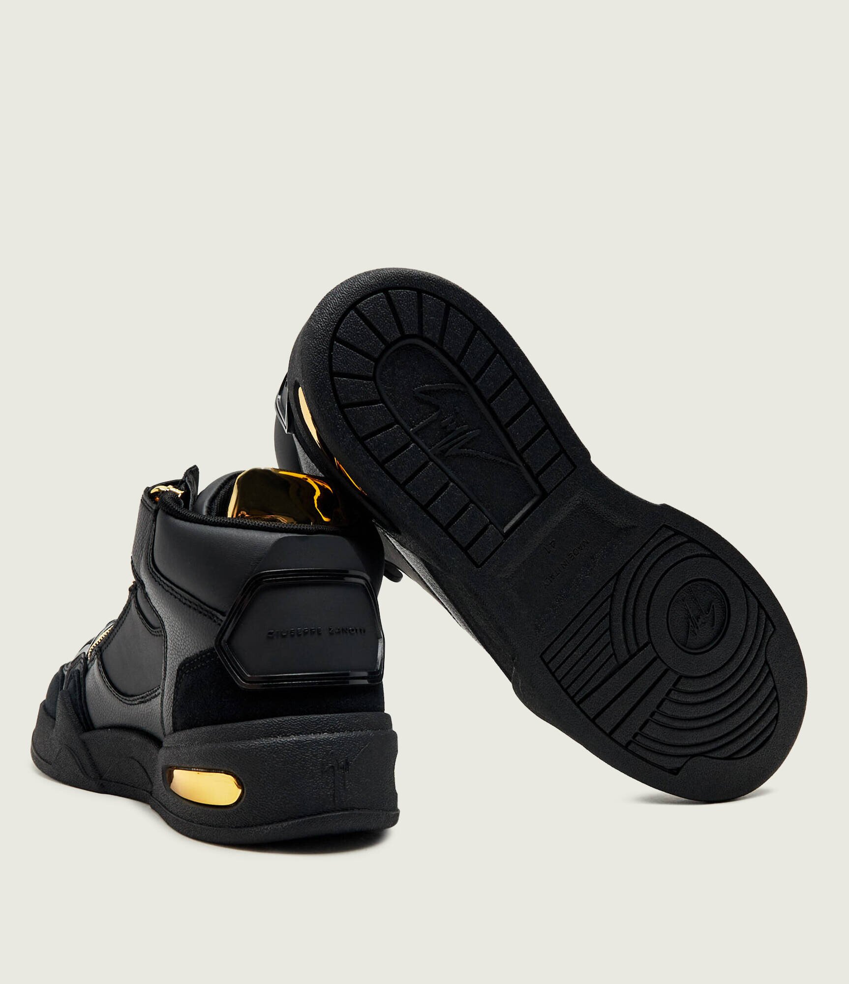 Giuseppe Zanotti Teniși din piele Ghost | piele întoarsă