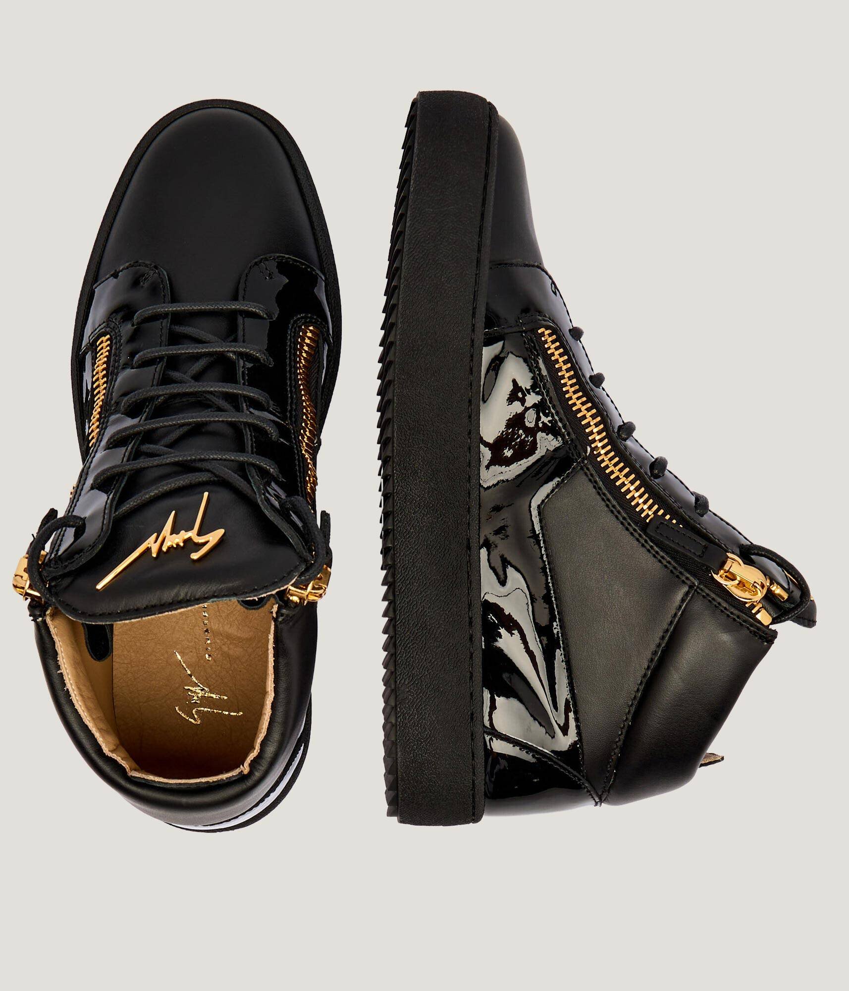 Giuseppe Zanotti Teniși din piele KRISS