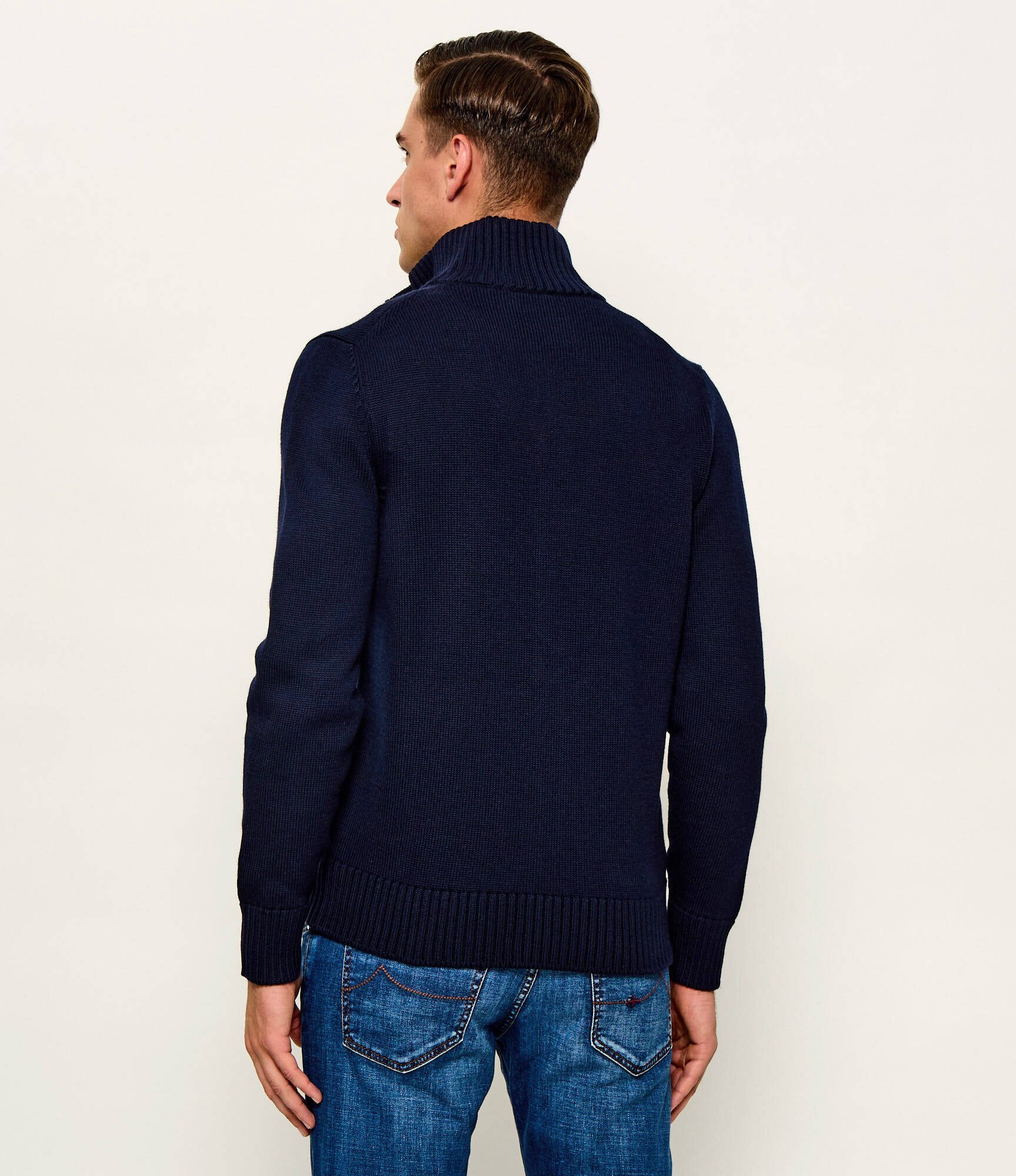 Gran Sasso De lână cardigan Corean | regular fit