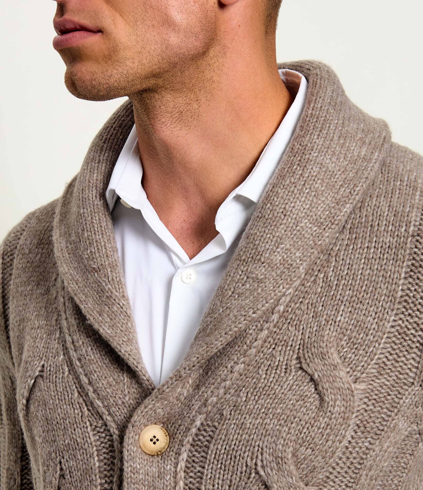 Gran Sasso De lână cardigan | regular fit