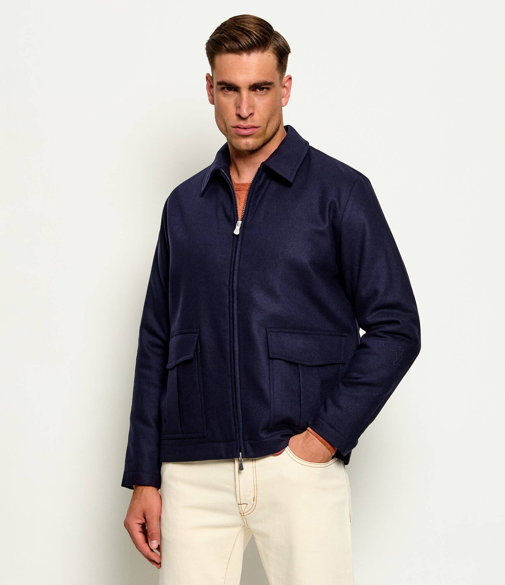 Gran Sasso De lână geacă | regular fit