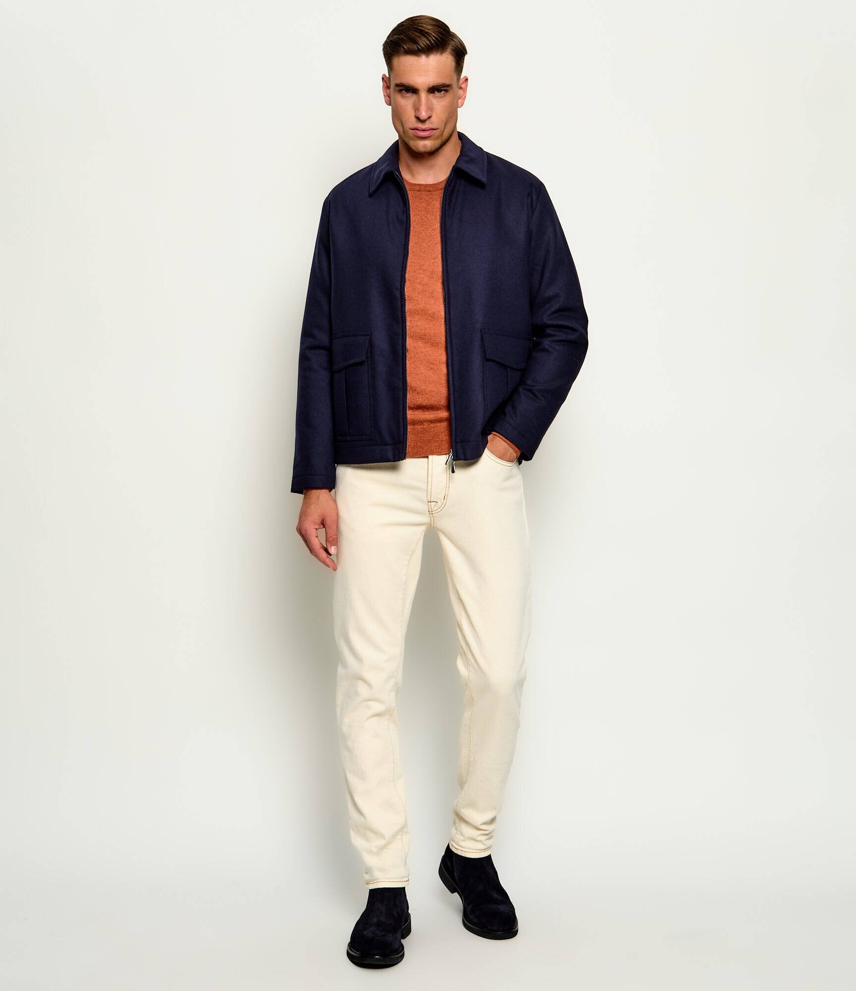 Gran Sasso De lână geacă | regular fit
